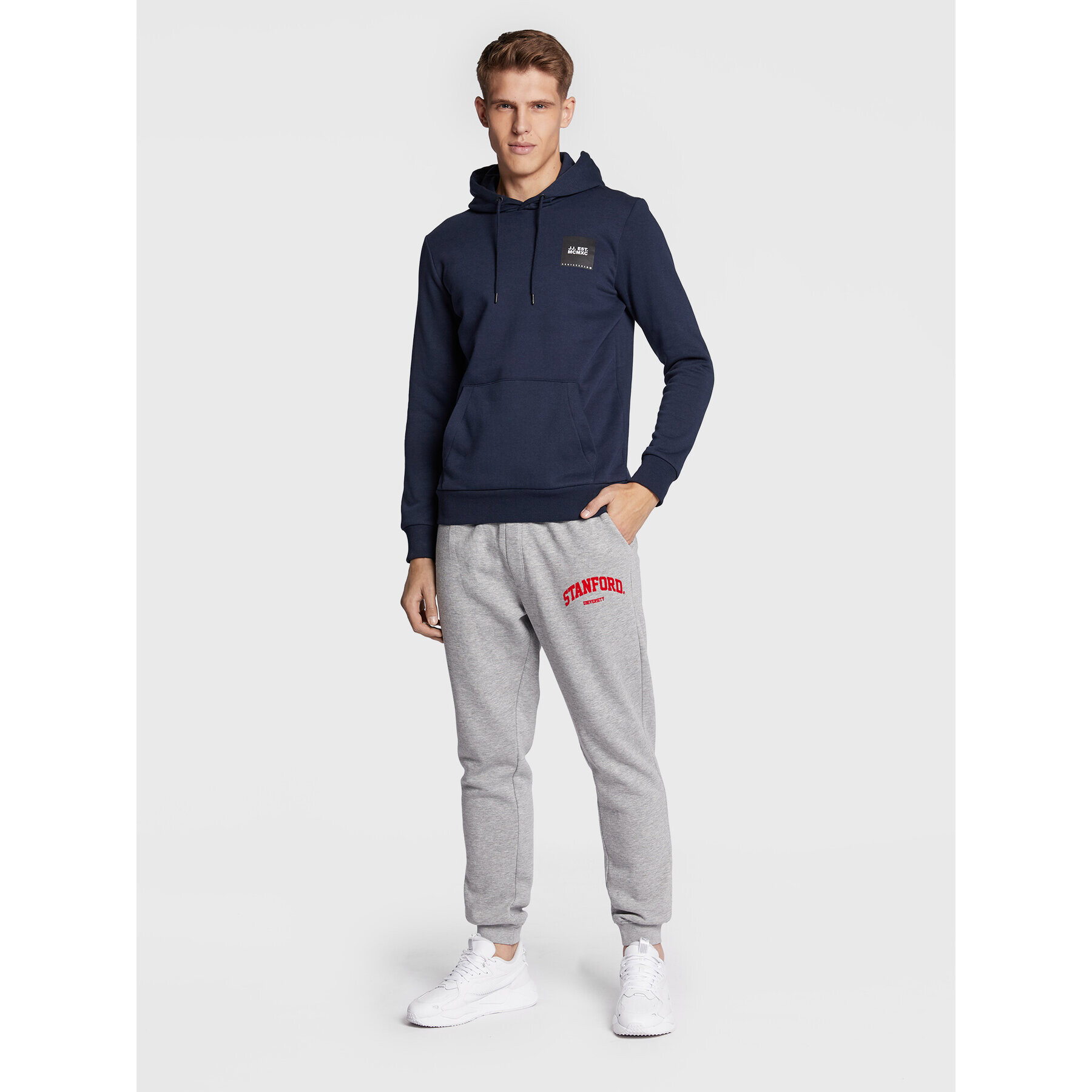 Jack&Jones Суитшърт Lock 12213245 Тъмносин Regular Fit - Pepit.bg