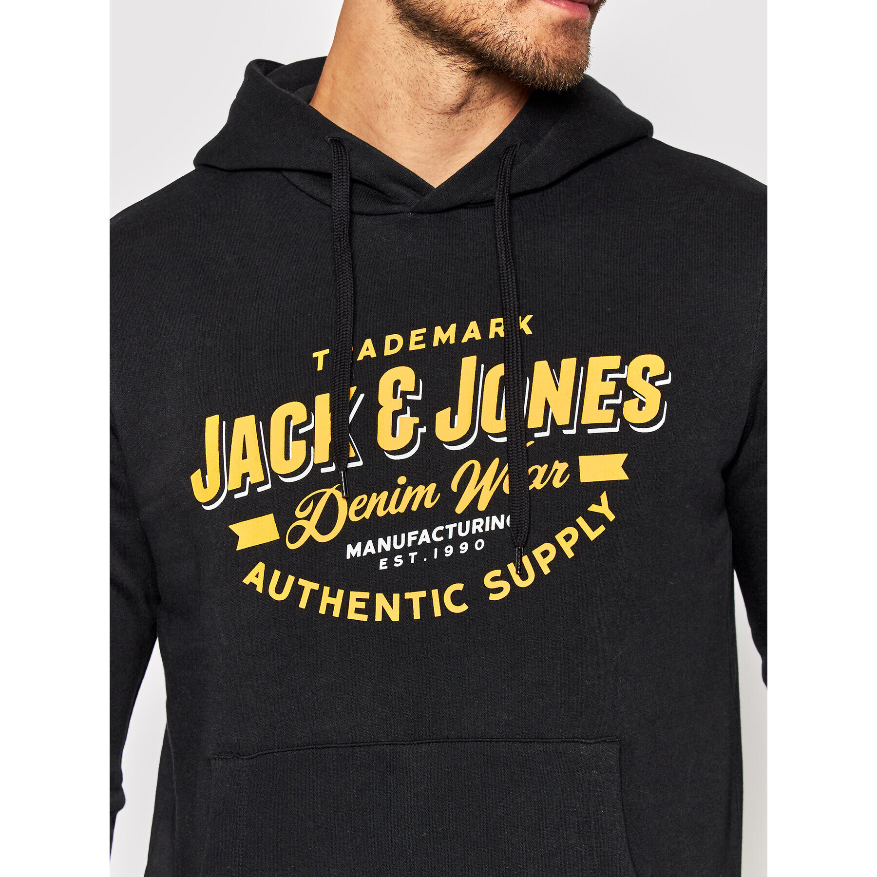 Jack&Jones Суитшърт Logo 12189736 Тъмносин Regular Fit - Pepit.bg