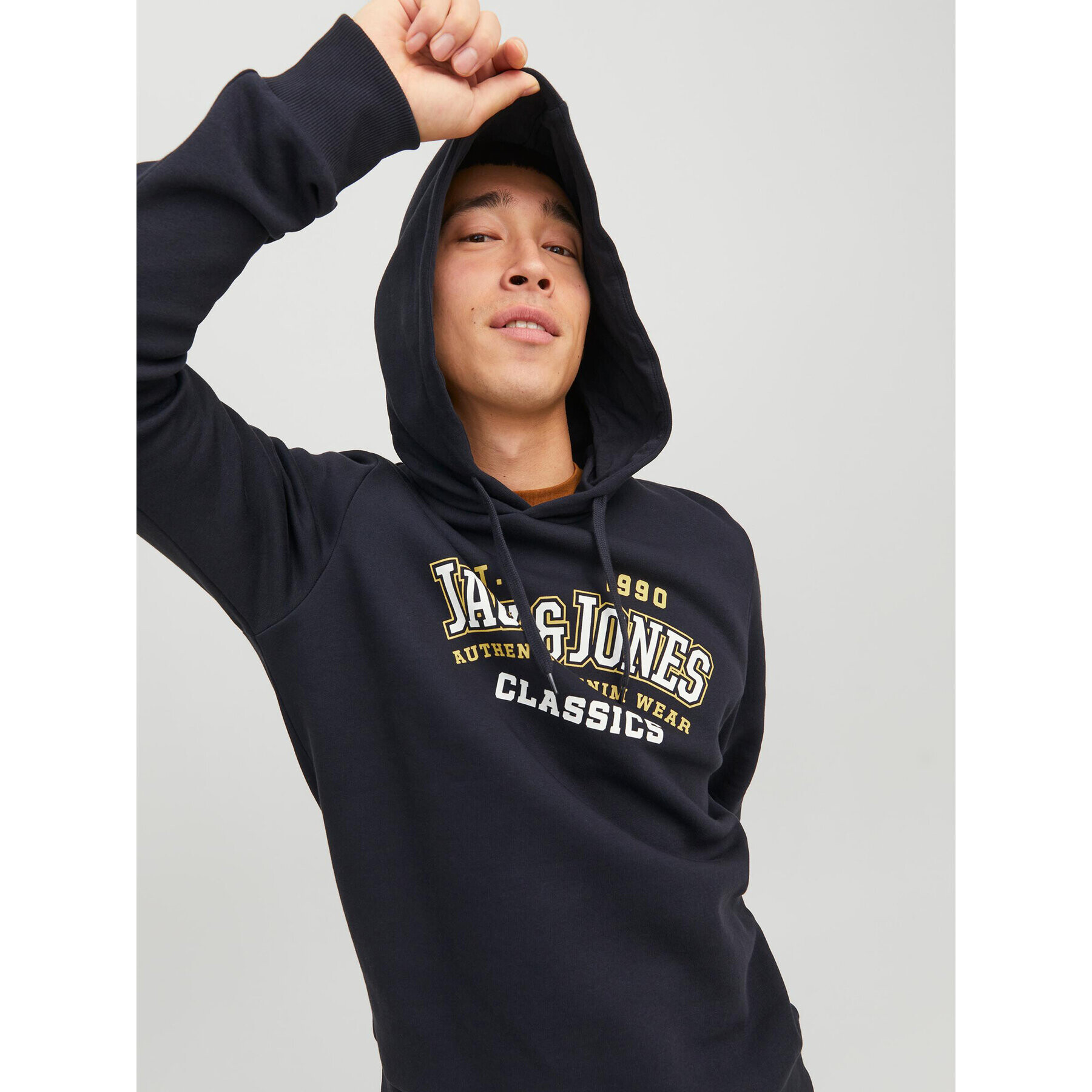 Jack&Jones Суитшърт Logo 12233597 Тъмносин Standard Fit - Pepit.bg