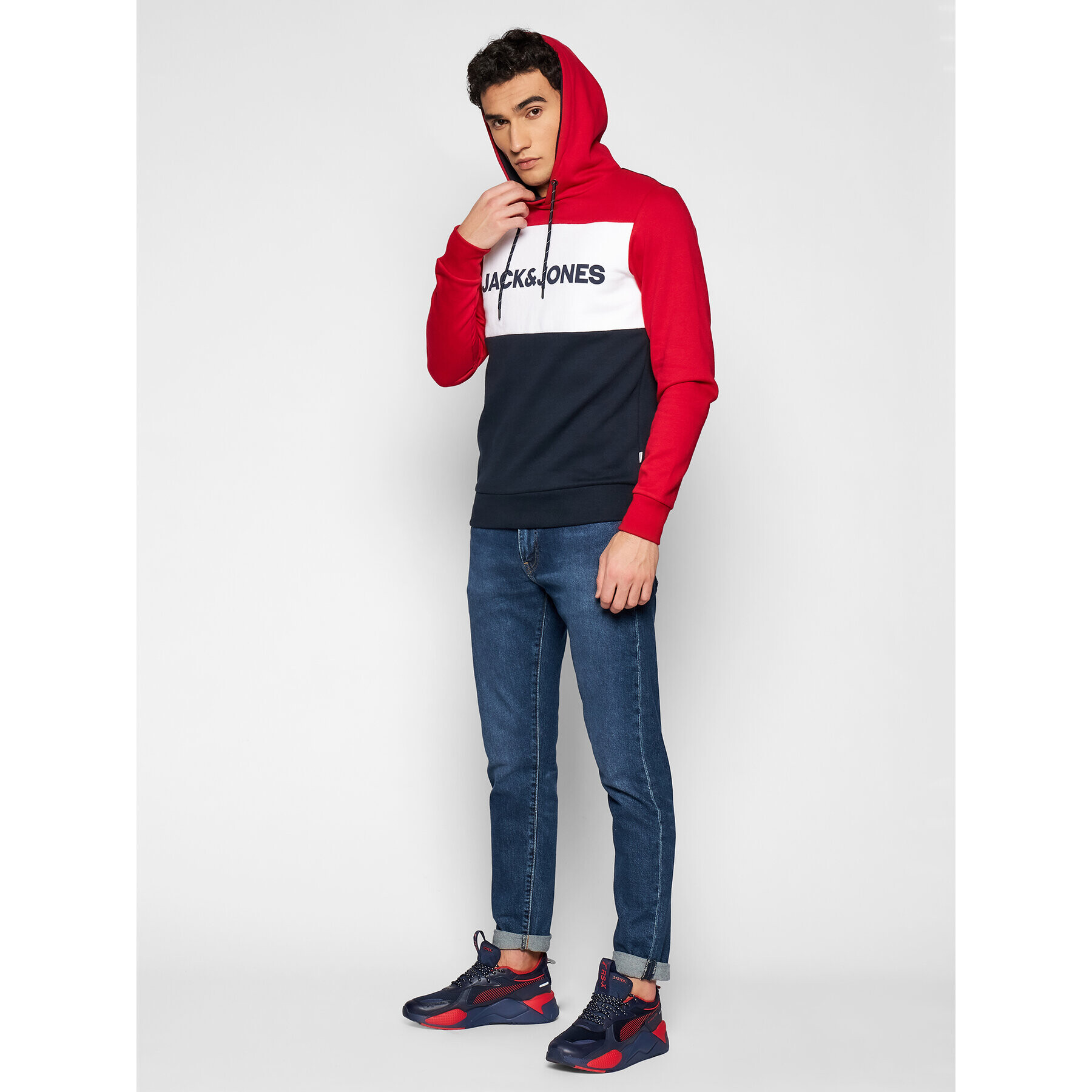 Jack&Jones Суитшърт Logo Blocking 12172344 Цветен Regular Fit - Pepit.bg