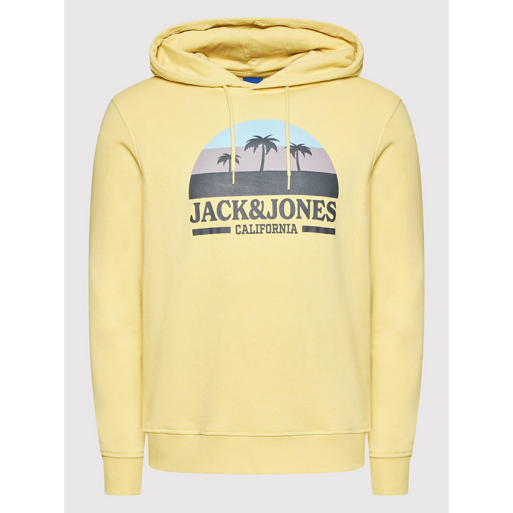 Jack&Jones Суитшърт Maliby Branding 12210075 Жълт Regular Fit - Pepit.bg