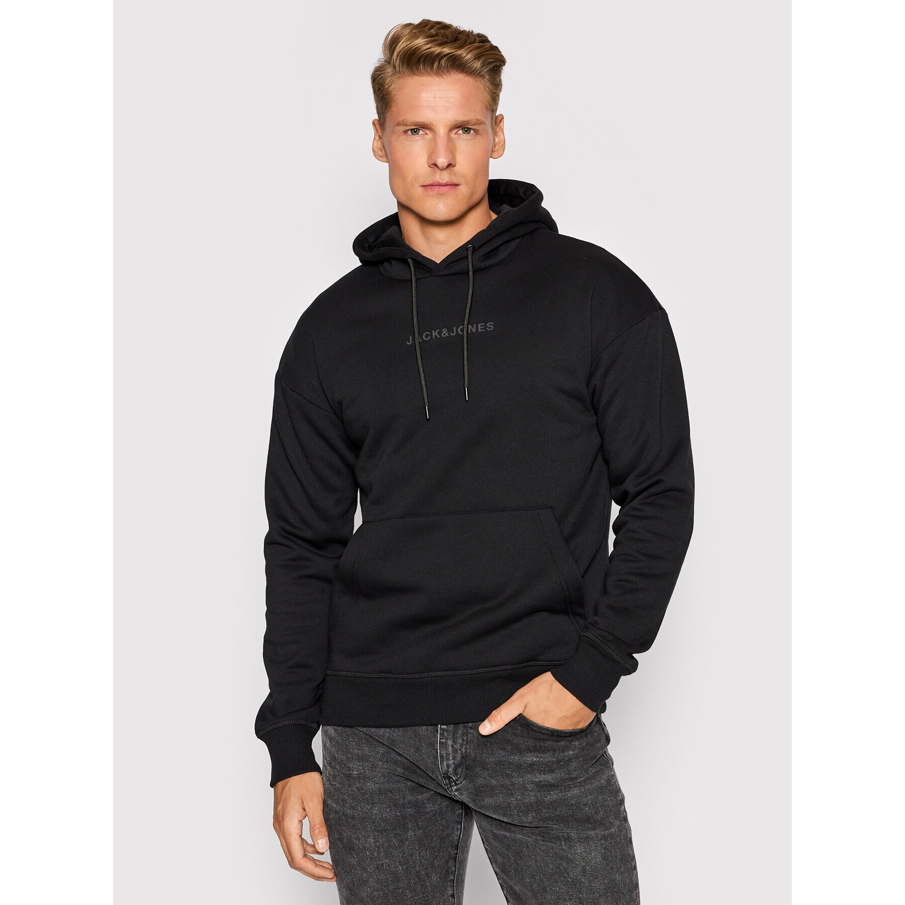 Jack&Jones Суитшърт Marco 12192830 Черен Relaxed Fit - Pepit.bg