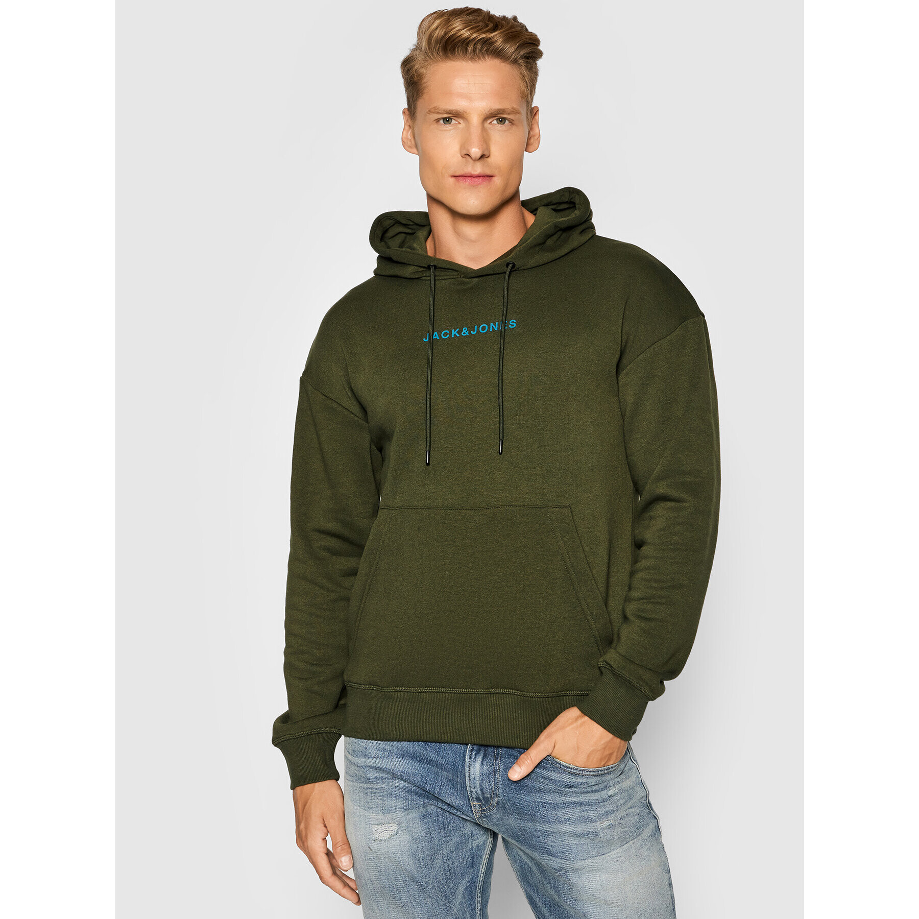 Jack&Jones Суитшърт Marco 12192830 Зелен Relaxed Fit - Pepit.bg