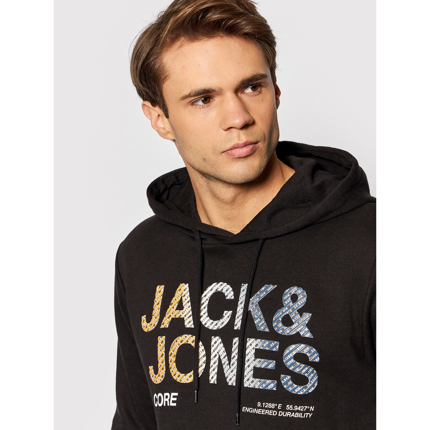 Jack&Jones Суитшърт Poky 12193010 Черен Regular Fit - Pepit.bg