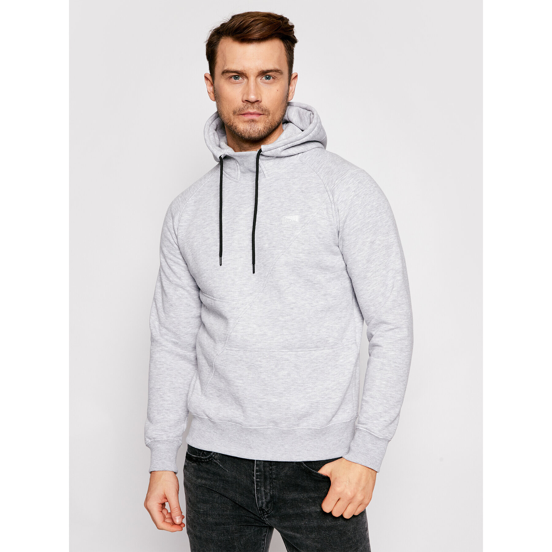 Jack&Jones PREMIUM Суитшърт Ponn 12187221 Сив Regular Fit - Pepit.bg