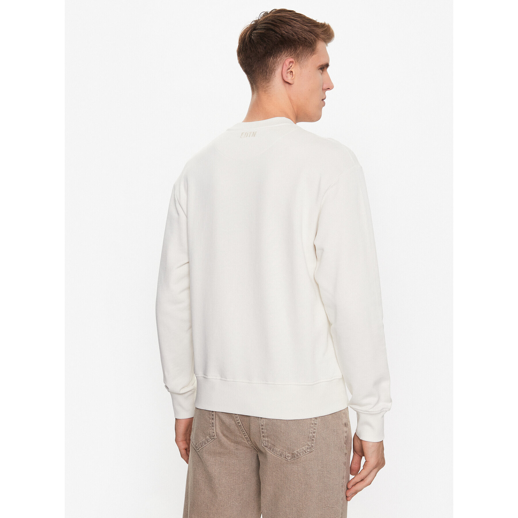 Jack&Jones Суитшърт Pure 12235017 Бял Oversize - Pepit.bg