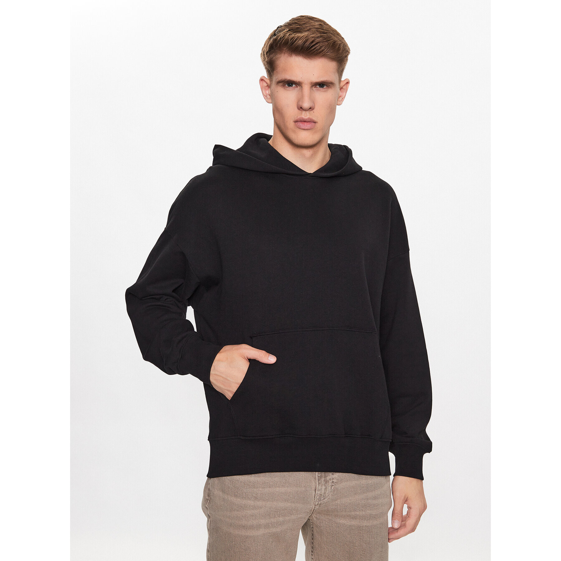 Jack&Jones Суитшърт Pure 12235018 Черен Volume Fit - Pepit.bg