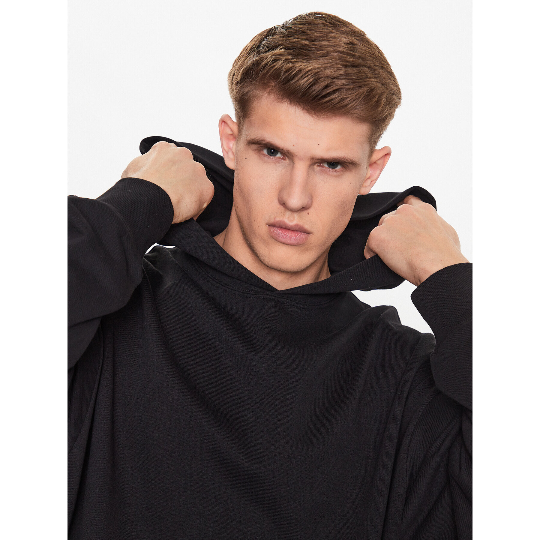 Jack&Jones Суитшърт Pure 12235018 Черен Volume Fit - Pepit.bg