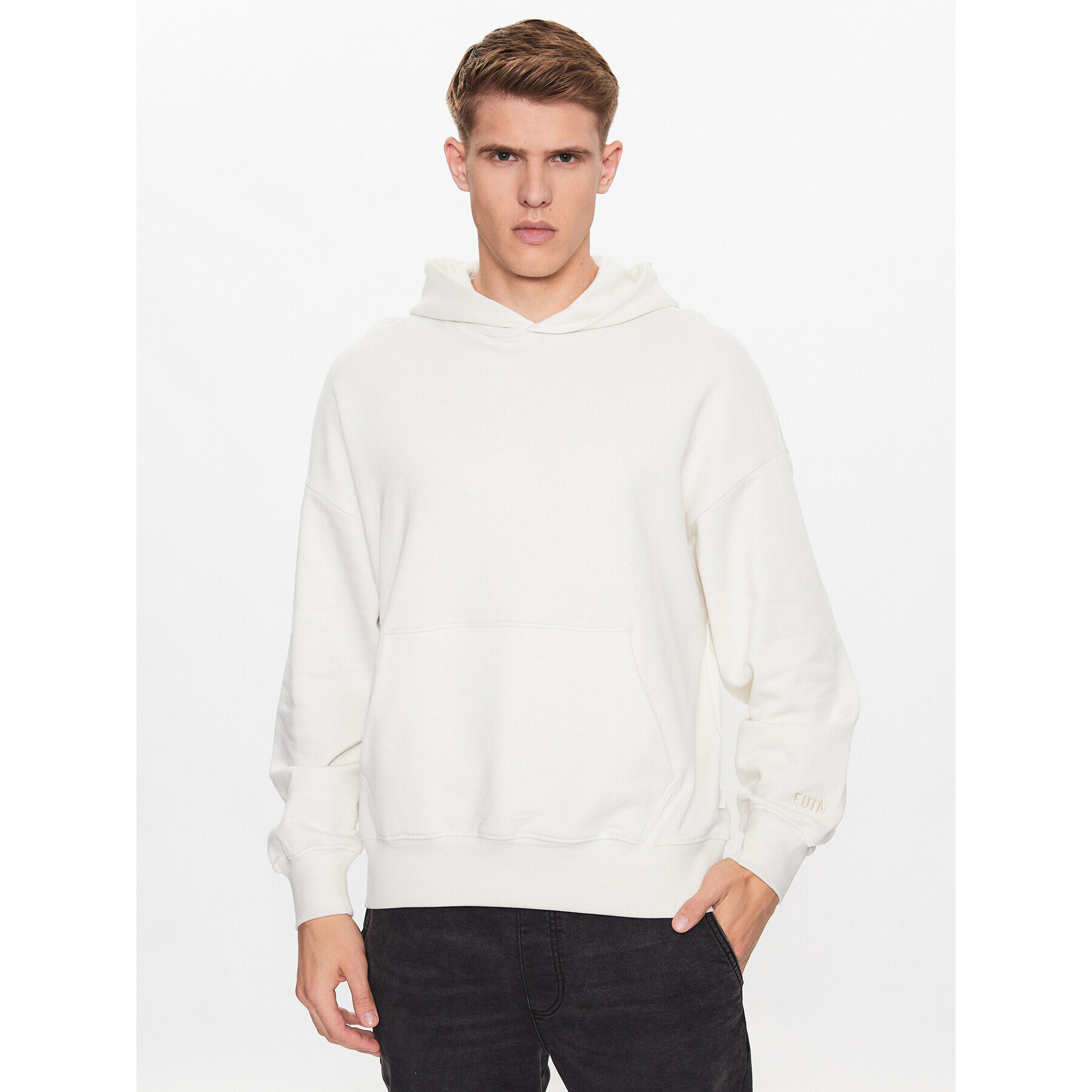 Jack&Jones Суитшърт Pure 12235018 Екрю Volume Fit - Pepit.bg