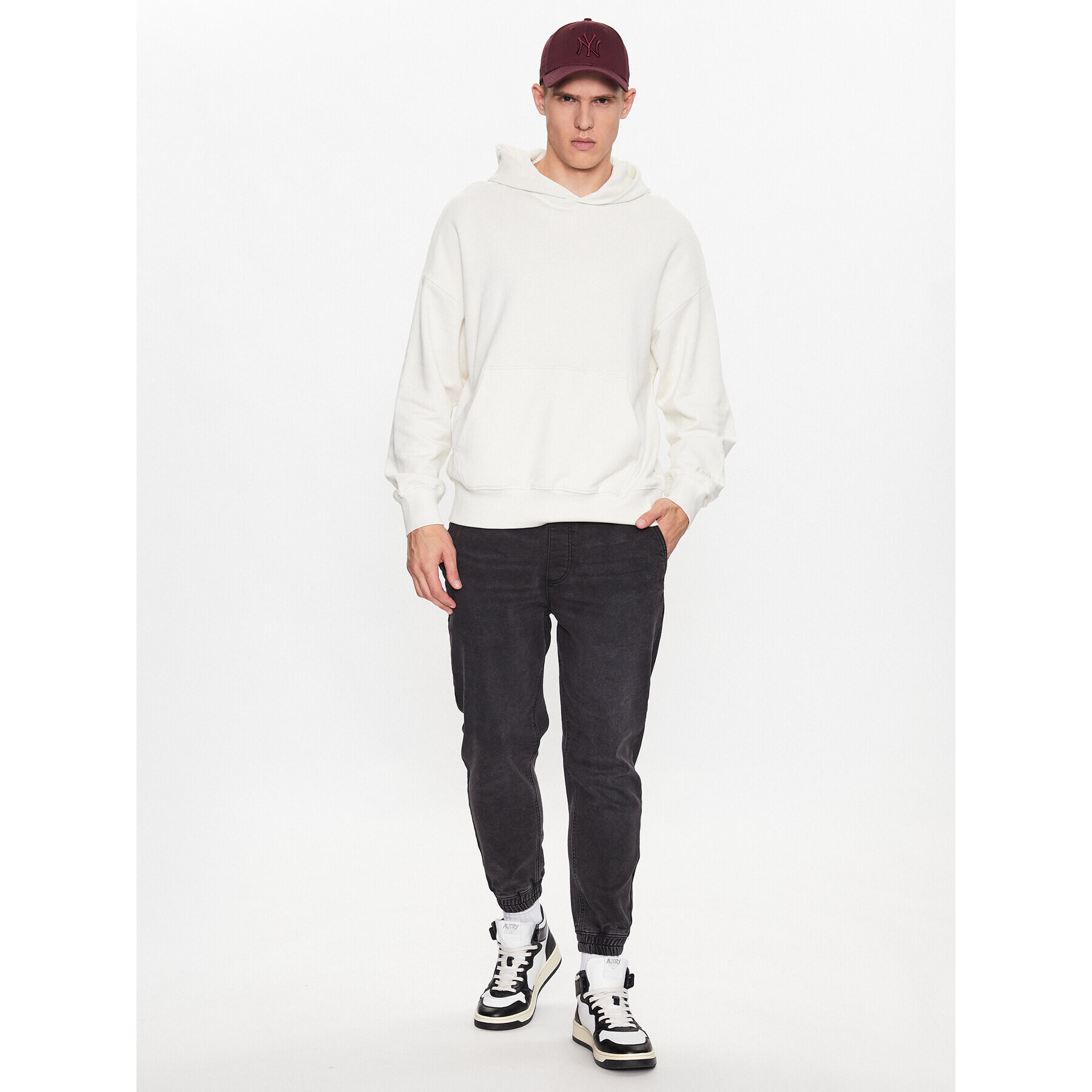 Jack&Jones Суитшърт Pure 12235018 Екрю Volume Fit - Pepit.bg
