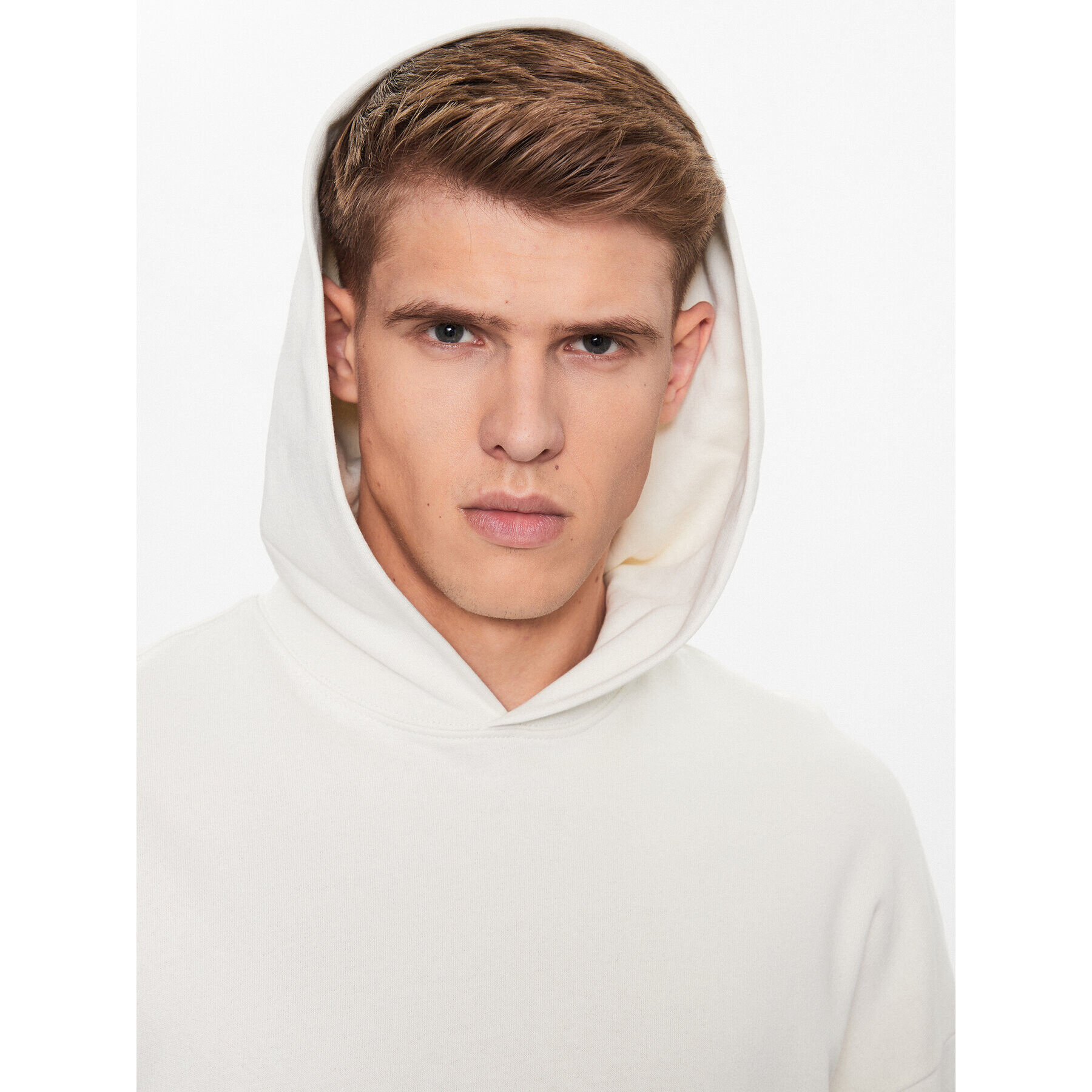Jack&Jones Суитшърт Pure 12235018 Екрю Volume Fit - Pepit.bg