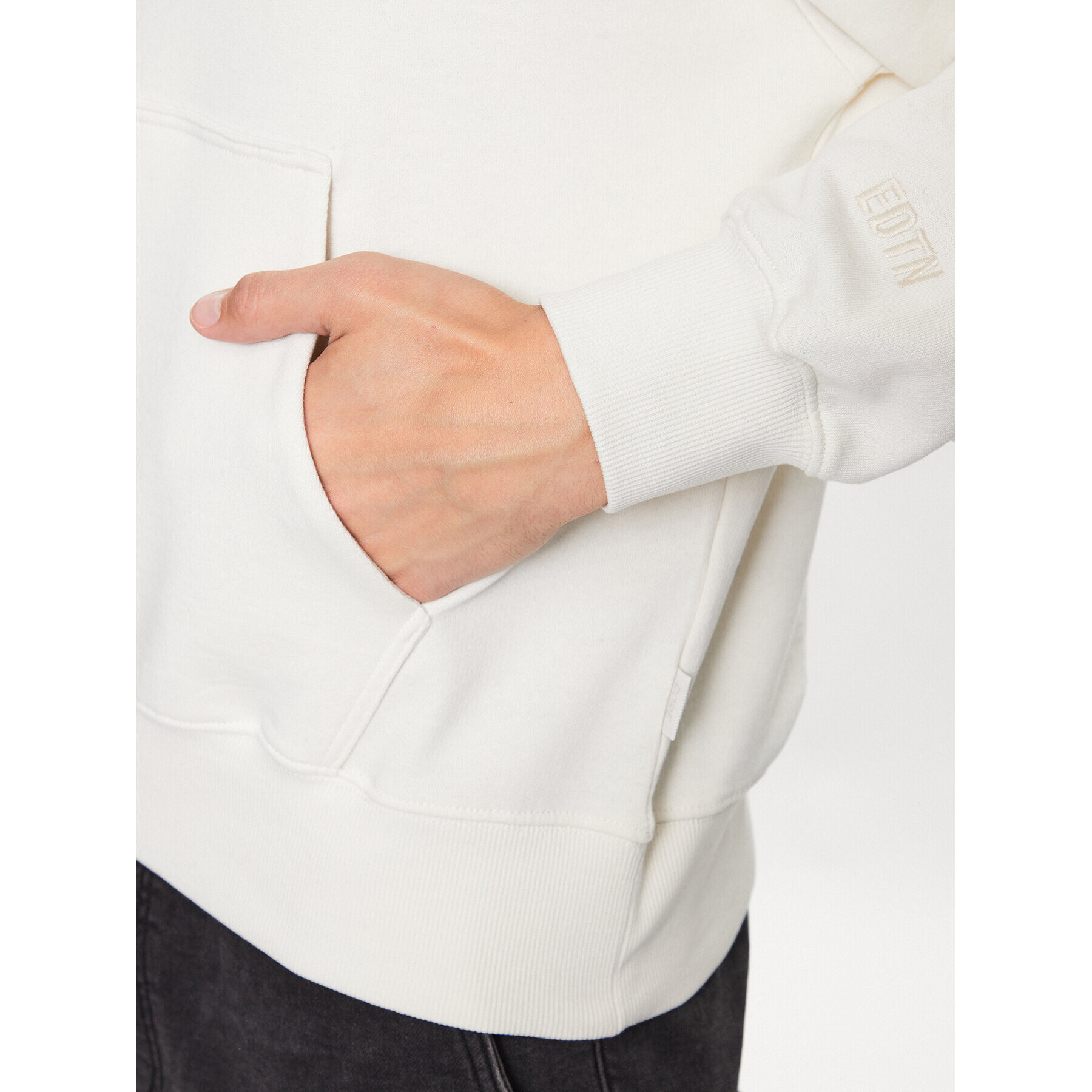 Jack&Jones Суитшърт Pure 12235018 Екрю Volume Fit - Pepit.bg