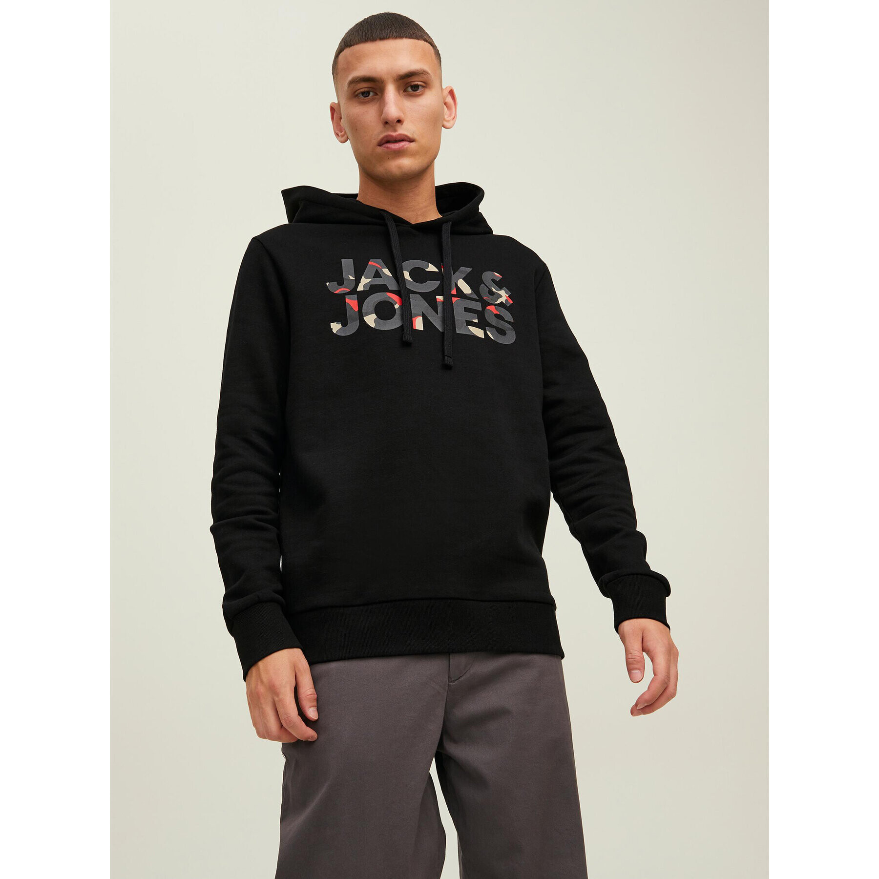 Jack&Jones Суитшърт Ramp 12211503 Черен Regular Fit - Pepit.bg