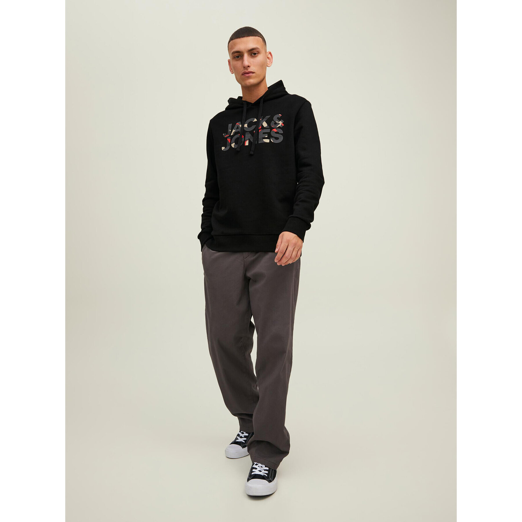 Jack&Jones Суитшърт Ramp 12211503 Черен Regular Fit - Pepit.bg