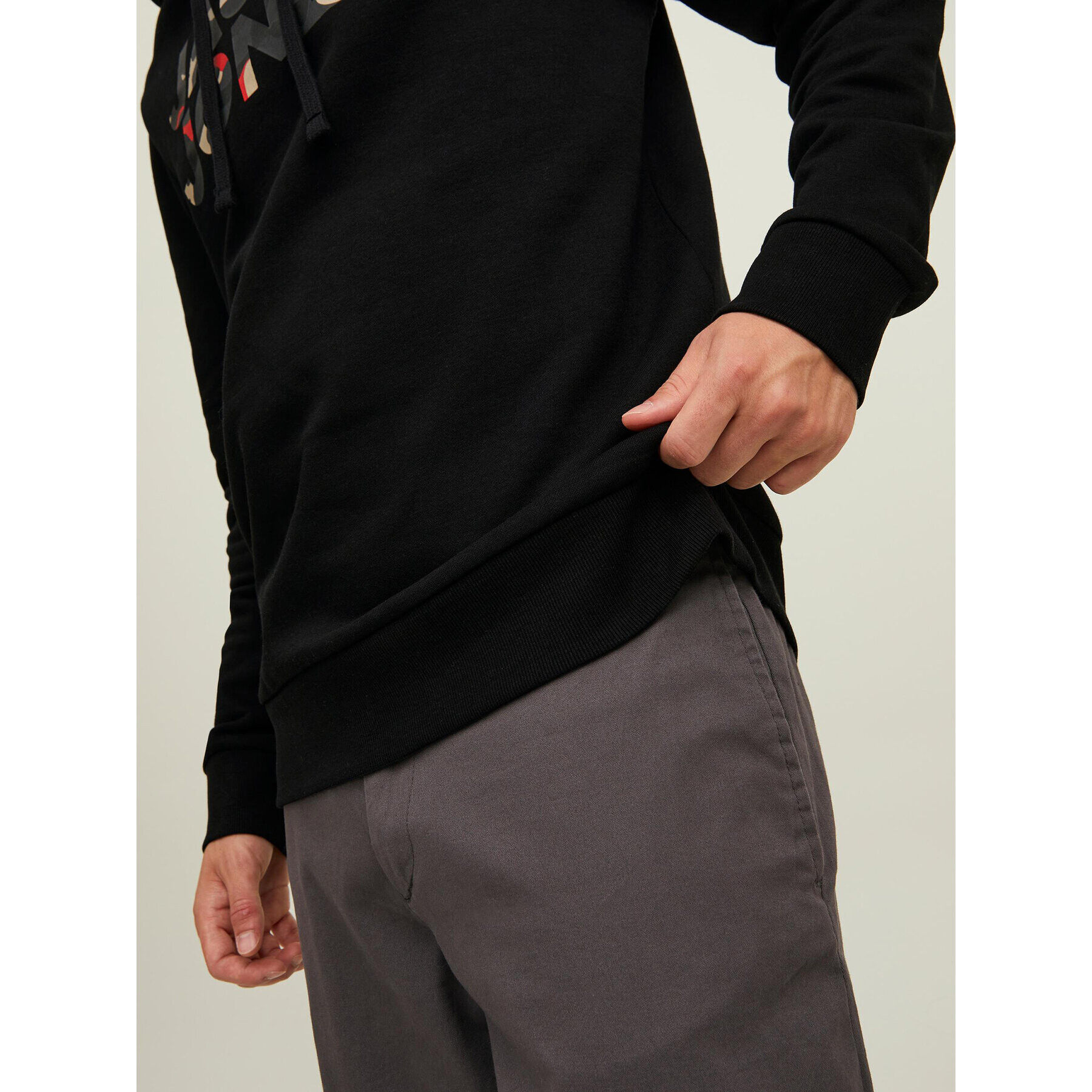 Jack&Jones Суитшърт Ramp 12211503 Черен Regular Fit - Pepit.bg