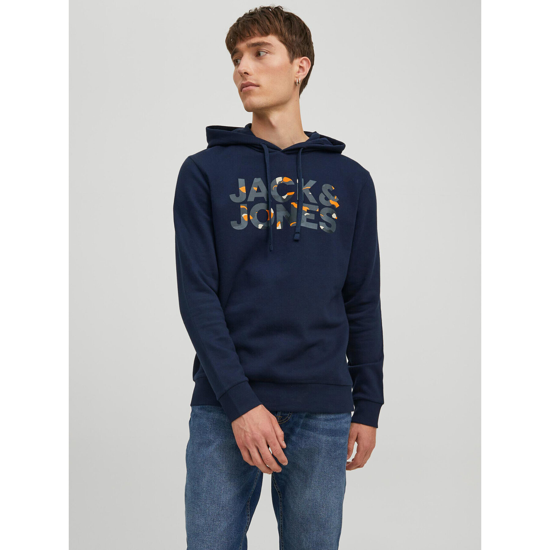 Jack&Jones Суитшърт Ramp 12211503 Тъмносин Regular Fit - Pepit.bg