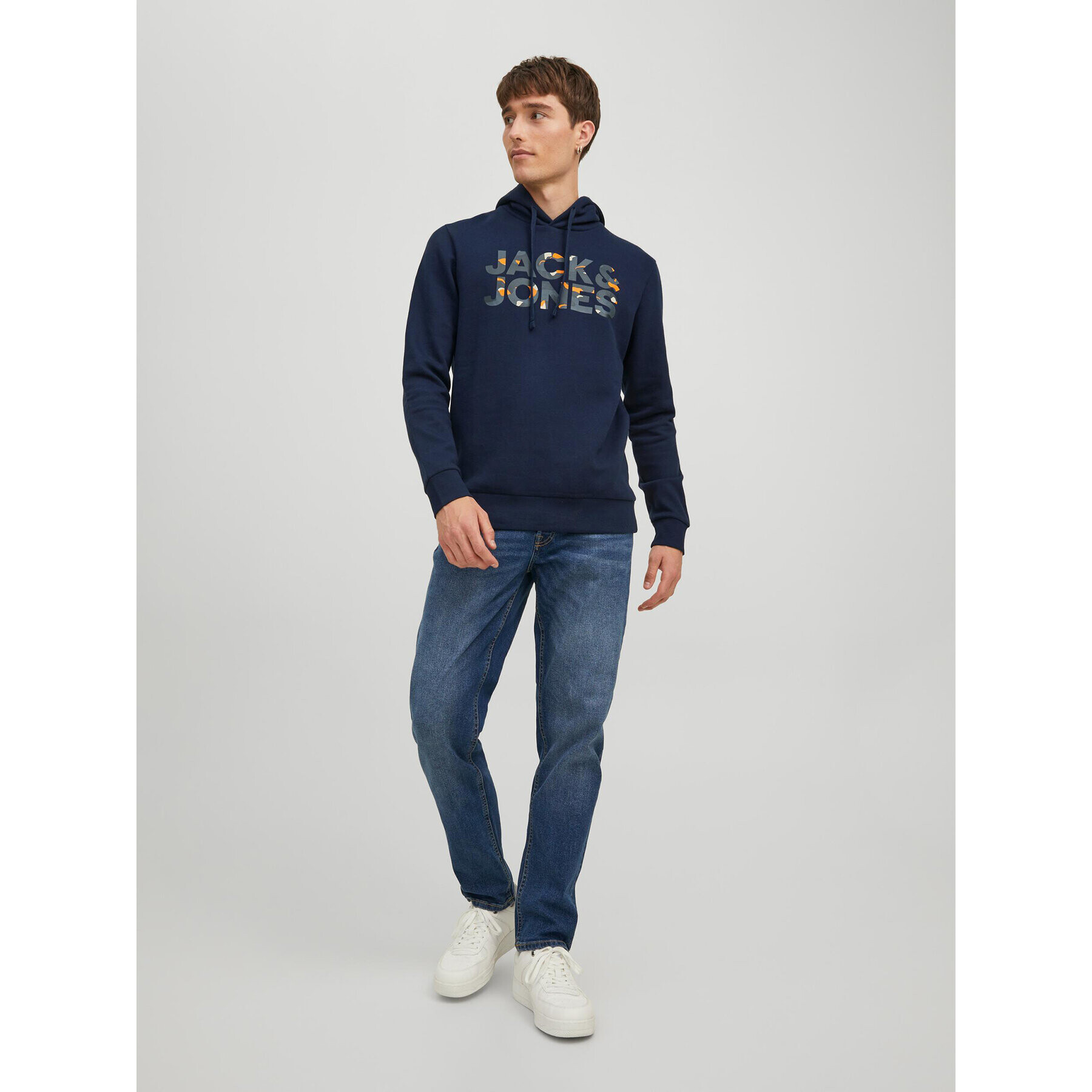 Jack&Jones Суитшърт Ramp 12211503 Тъмносин Regular Fit - Pepit.bg