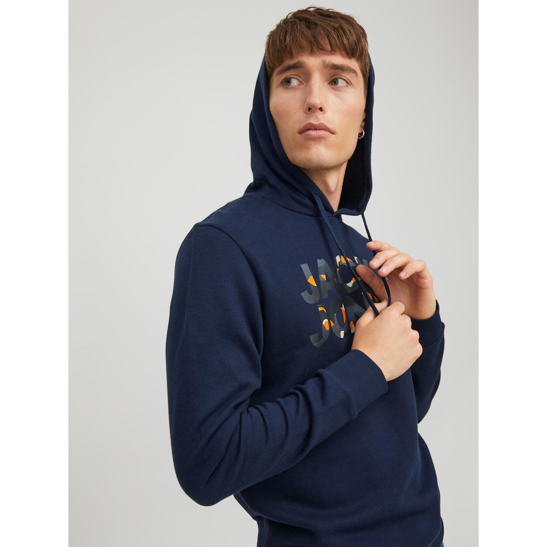 Jack&Jones Суитшърт Ramp 12211503 Тъмносин Regular Fit - Pepit.bg