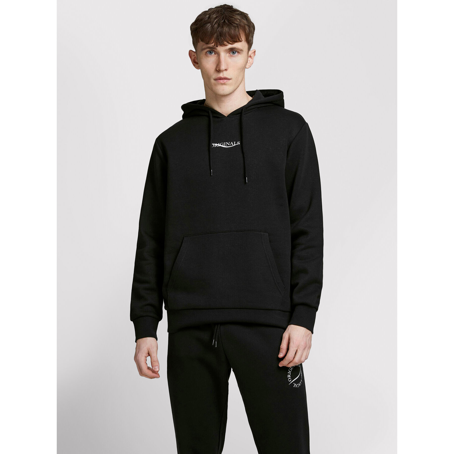 Jack&Jones Суитшърт Relias 12195574 Черен Oversize - Pepit.bg