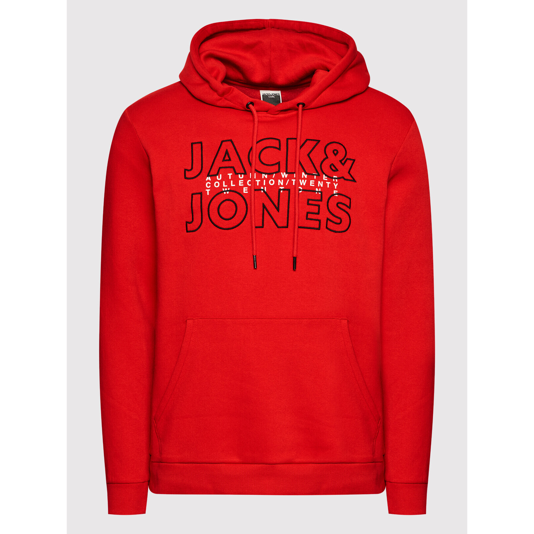 Jack&Jones Суитшърт River 12197950 Червен Regular Fit - Pepit.bg