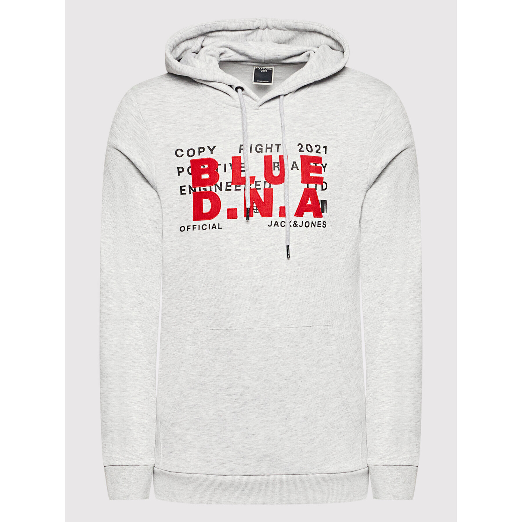 Jack&Jones Суитшърт River 12197950 Сив Regular Fit - Pepit.bg