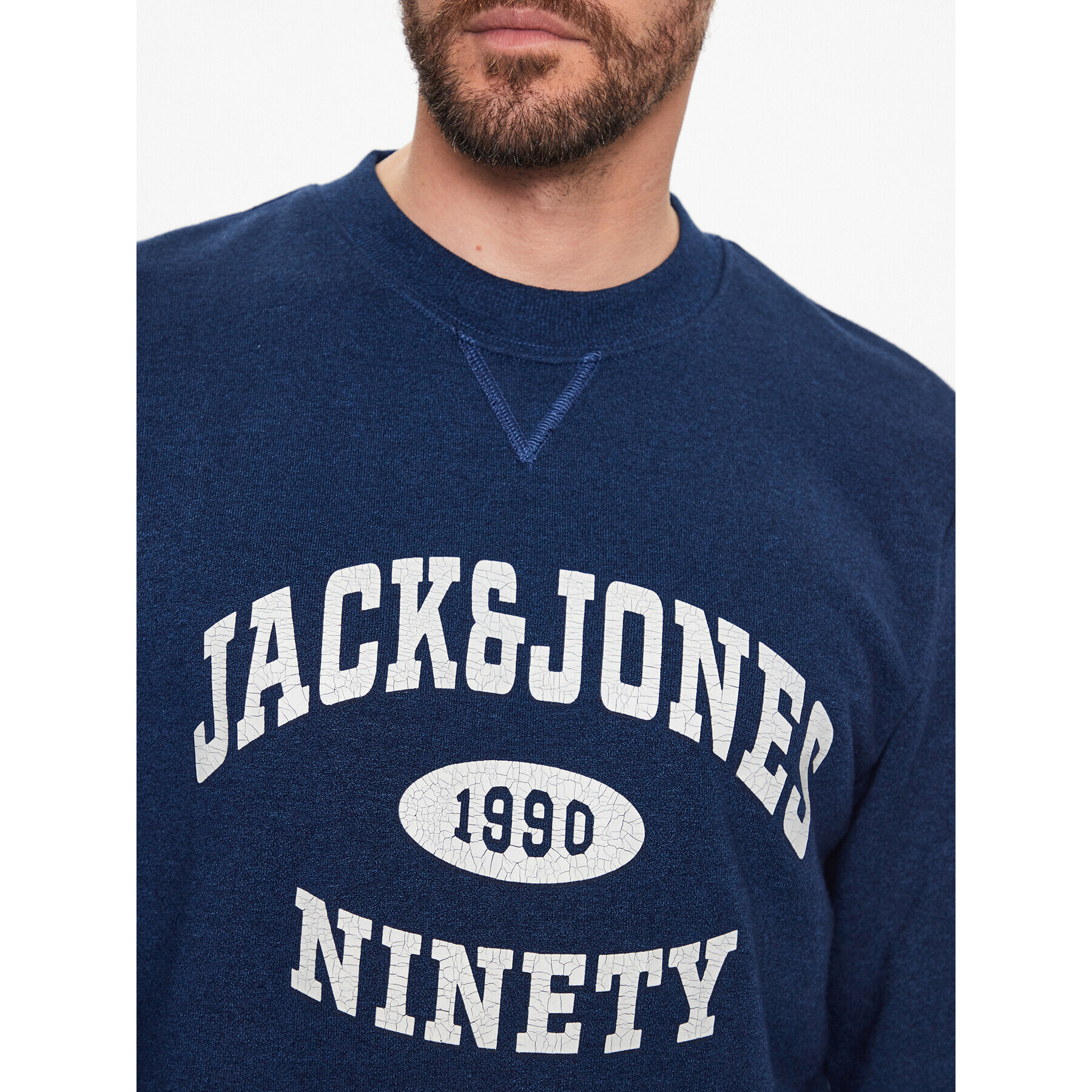 Jack&Jones Суитшърт Roger 12229149 Тъмносин Standard Fit - Pepit.bg