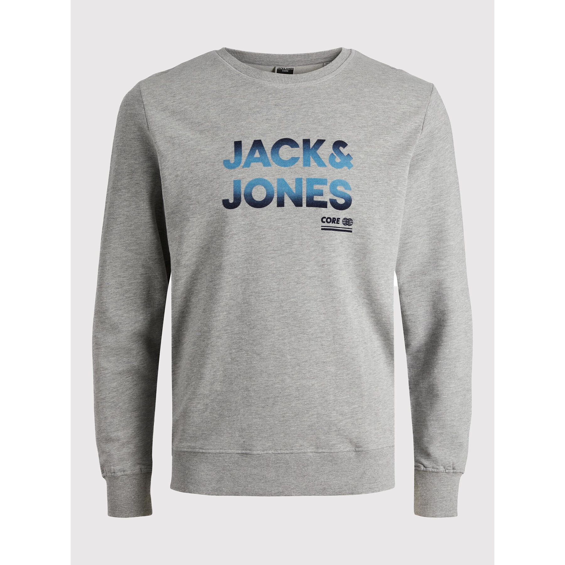 Jack&Jones Суитшърт Seth 12210869 Сив Regular Fit - Pepit.bg