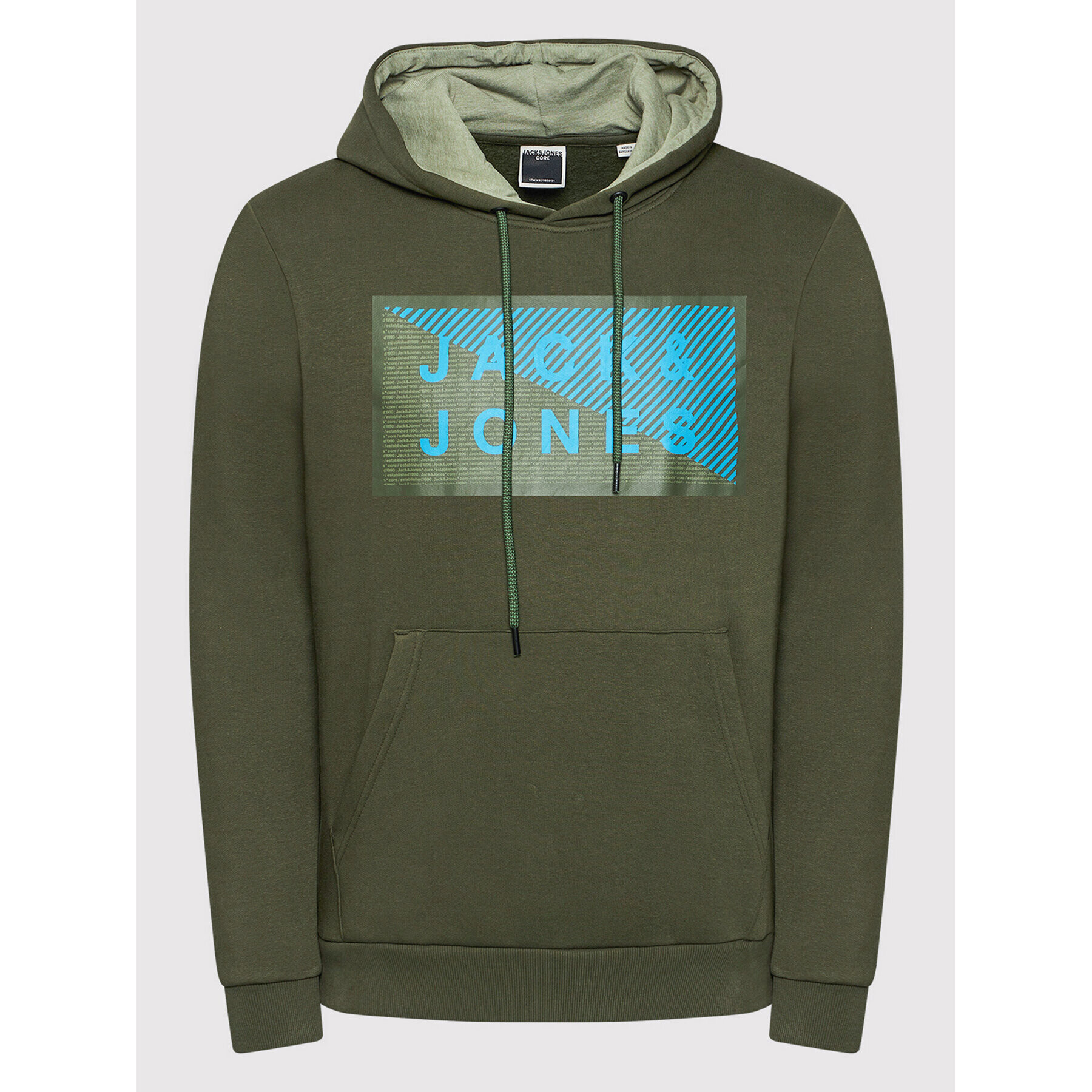 Jack&Jones Суитшърт Shawn 12195903 Зелен Regular Fit - Pepit.bg