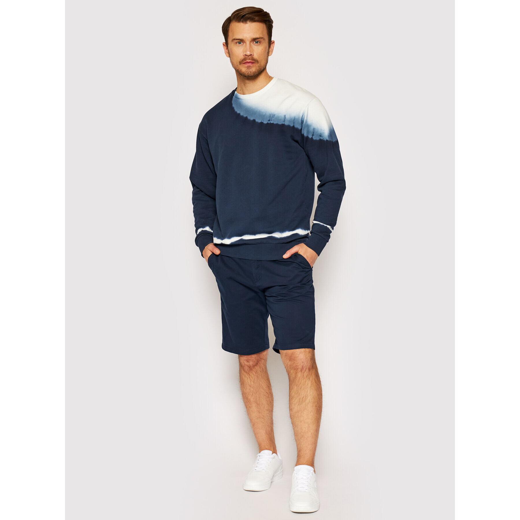 Jack&Jones Суитшърт Simul 12195339 Тъмносин Regular Fit - Pepit.bg