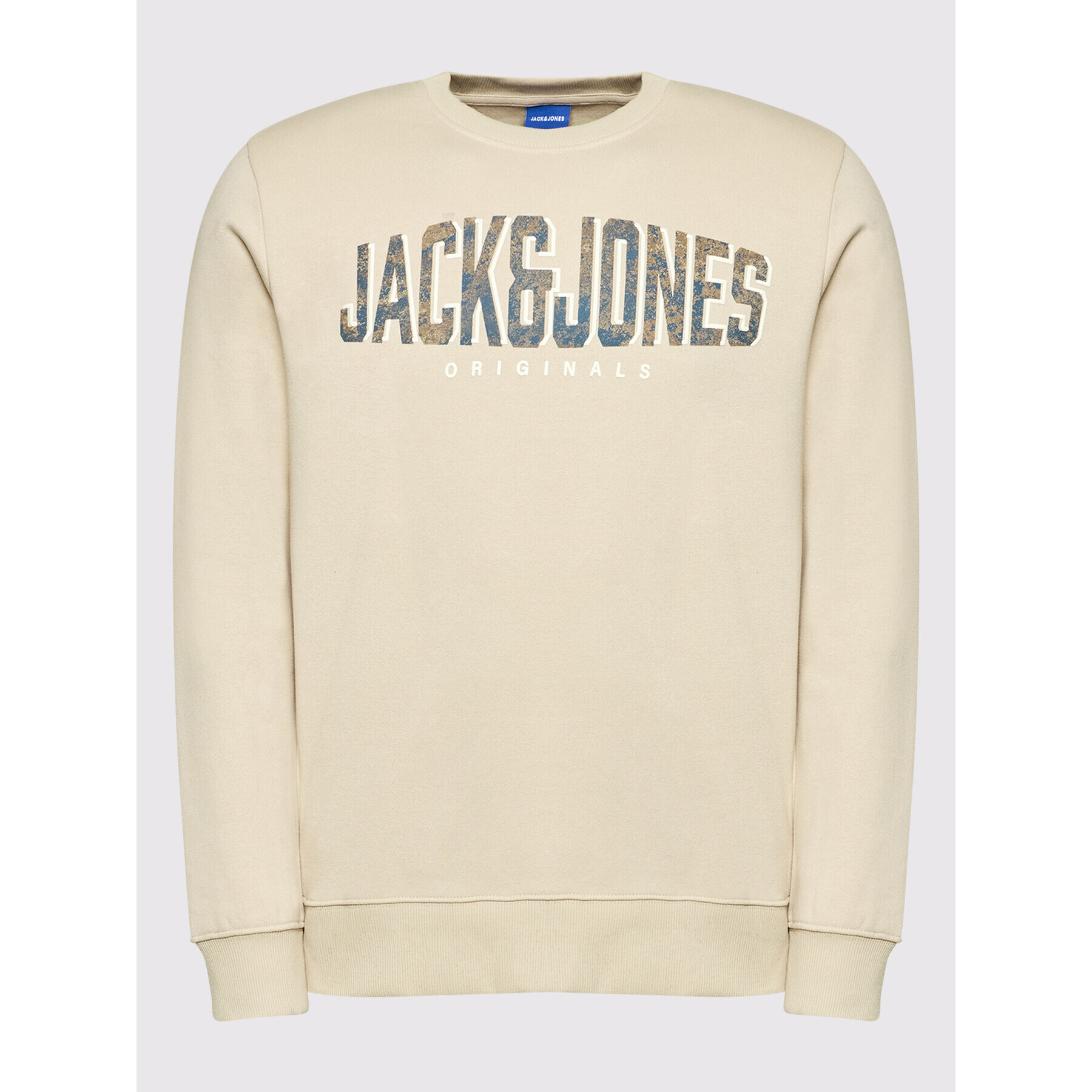 Jack&Jones Суитшърт Sprays 12205190 Бежов Regular Fit - Pepit.bg