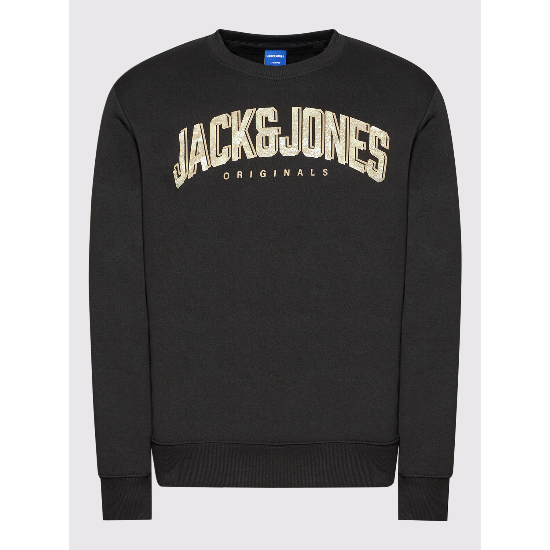 Jack&Jones Суитшърт Sprays 12205190 Черен Regular Fit - Pepit.bg