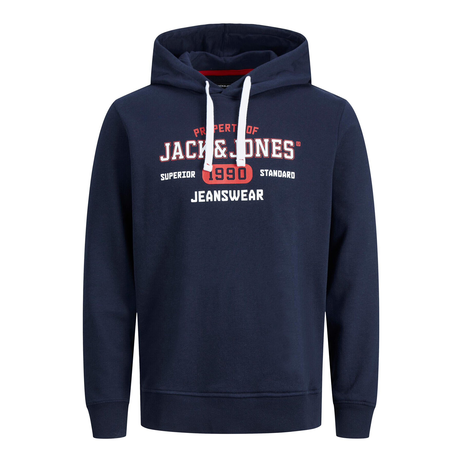 Jack&Jones Суитшърт Stamp 12211551 Тъмносин Regular Fit - Pepit.bg