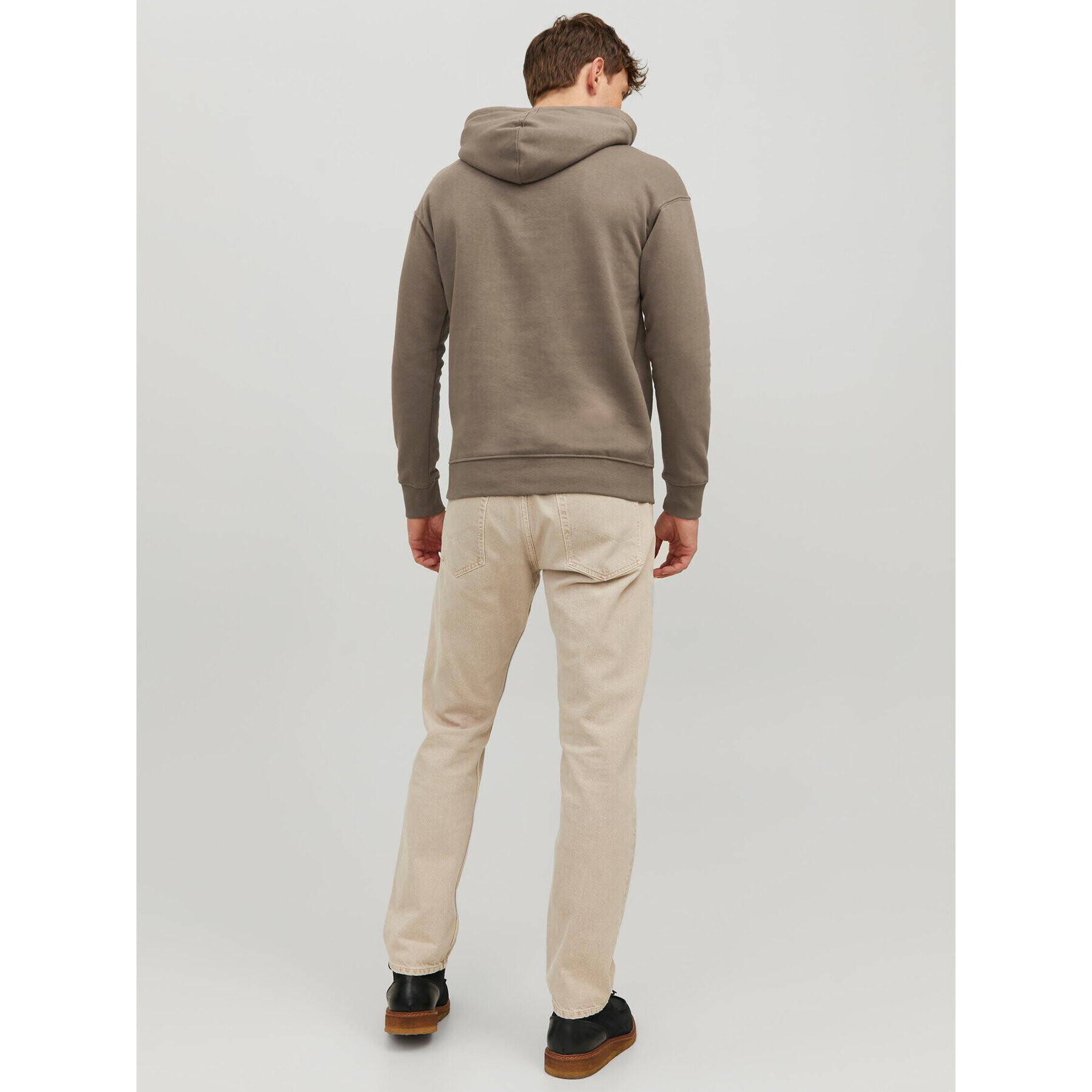 Jack&Jones Суитшърт Star 12208157 Кафяв Relaxed Fit - Pepit.bg