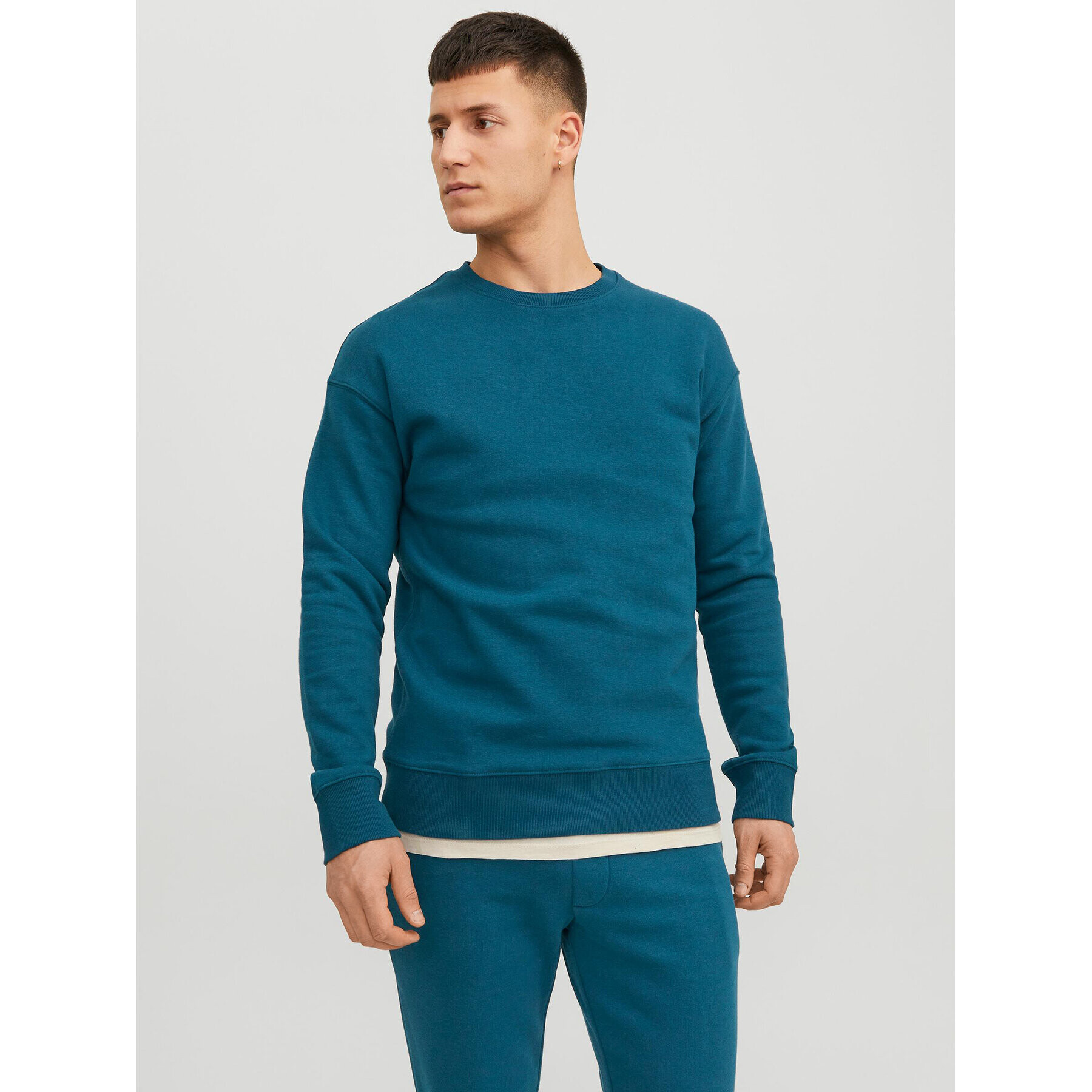 Jack&Jones Суитшърт Star 12208182 Син Relaxed Fit - Pepit.bg