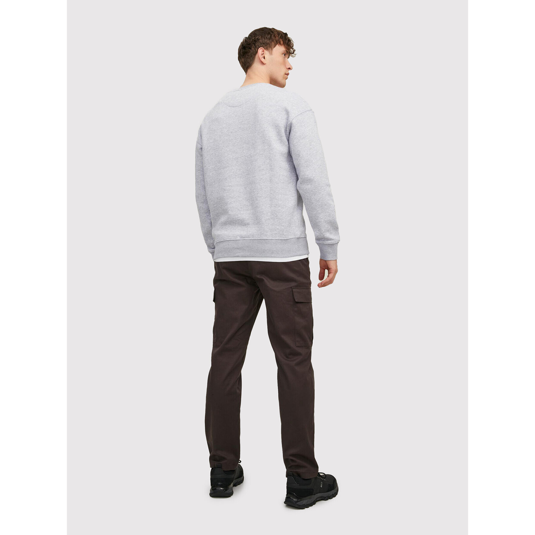 Jack&Jones Суитшърт Star 12208182 Сив Regular Fit - Pepit.bg
