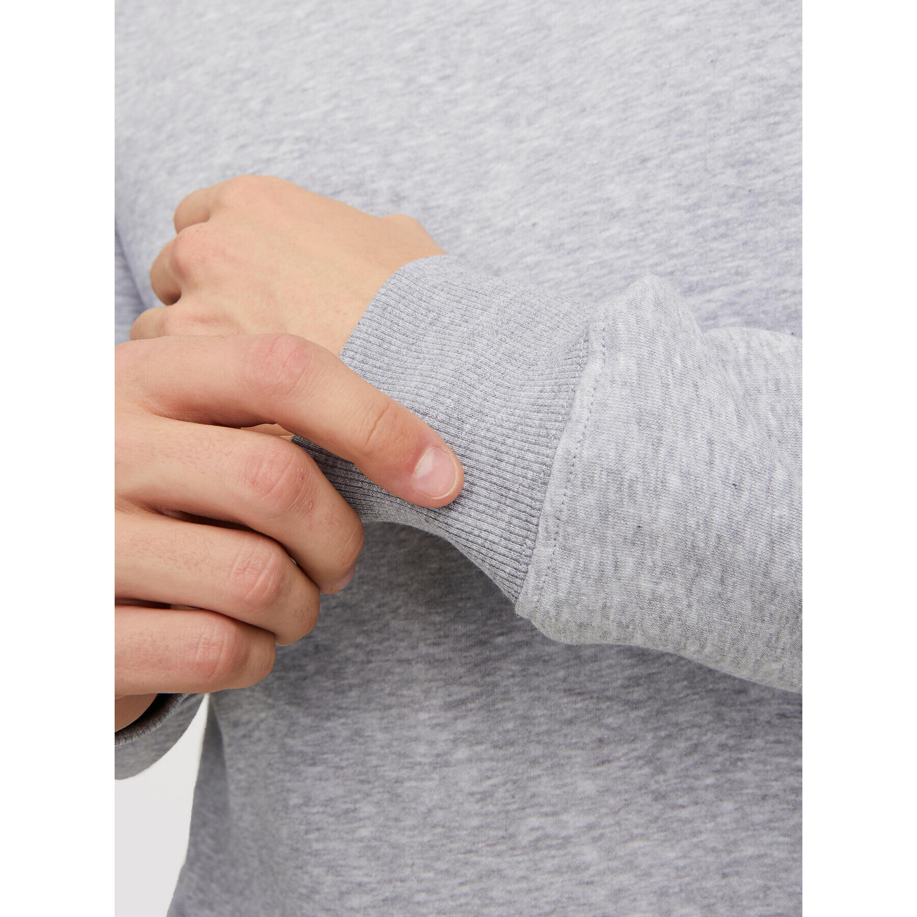Jack&Jones Суитшърт Star 12208182 Сив Regular Fit - Pepit.bg