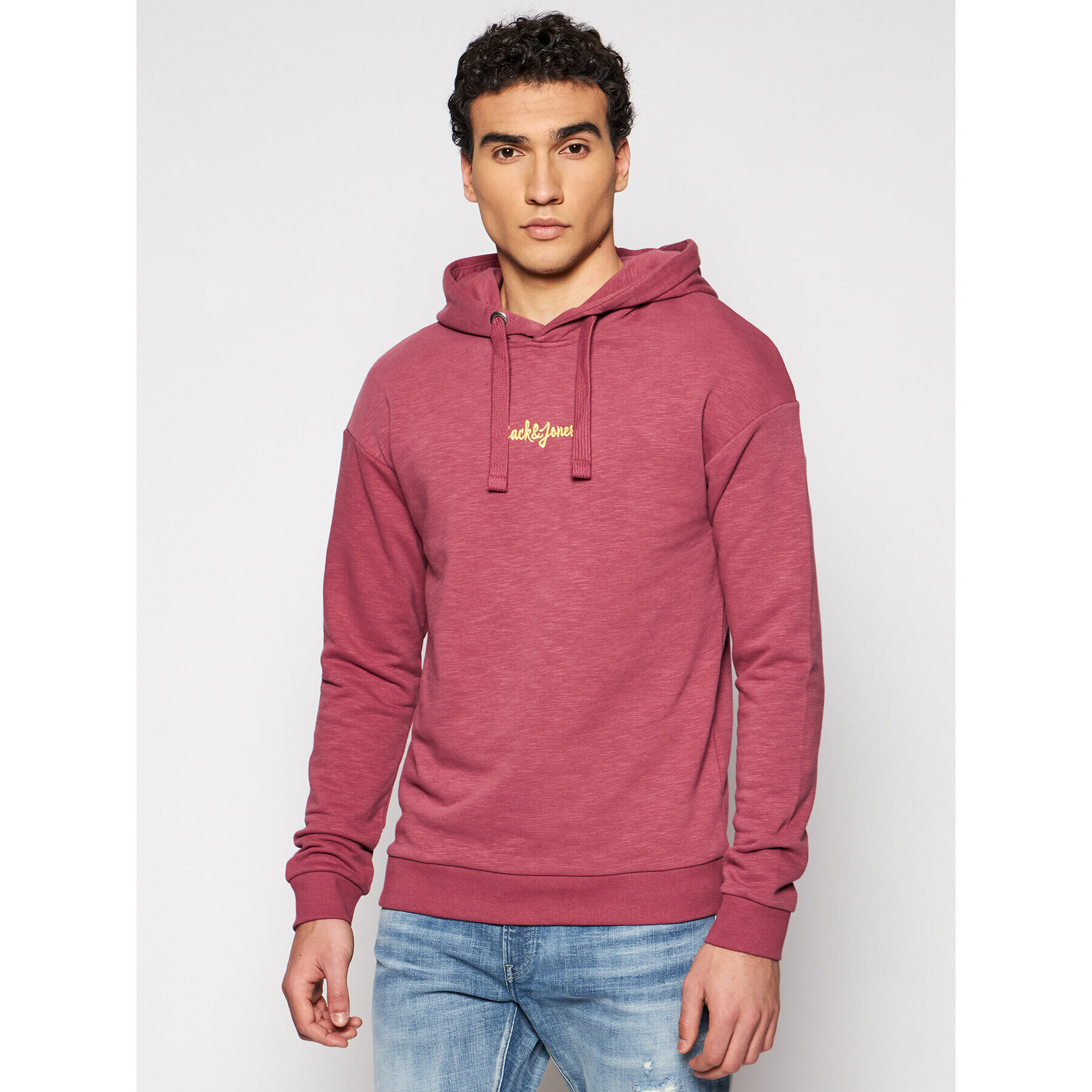 Jack&Jones Суитшърт Stockholm 12186285 Розов Relaxed Fit - Pepit.bg