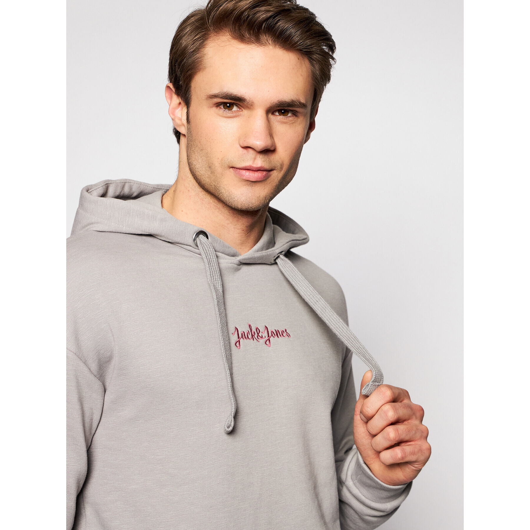 Jack&Jones Суитшърт Stockholm 12186285 Сив Relaxed Fit - Pepit.bg