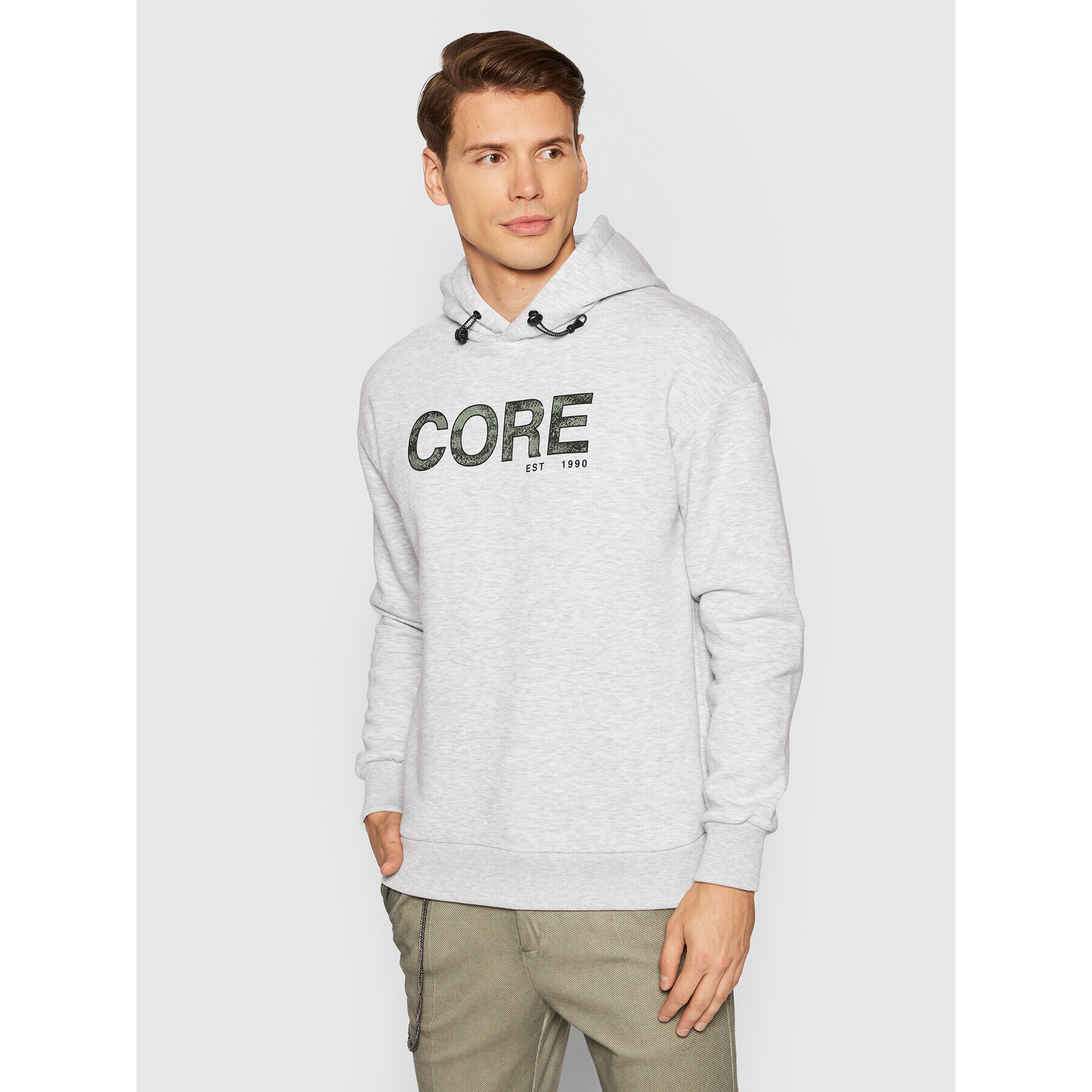 Jack&Jones Суитшърт Thad 12193653 Сив Relaxed Fit - Pepit.bg