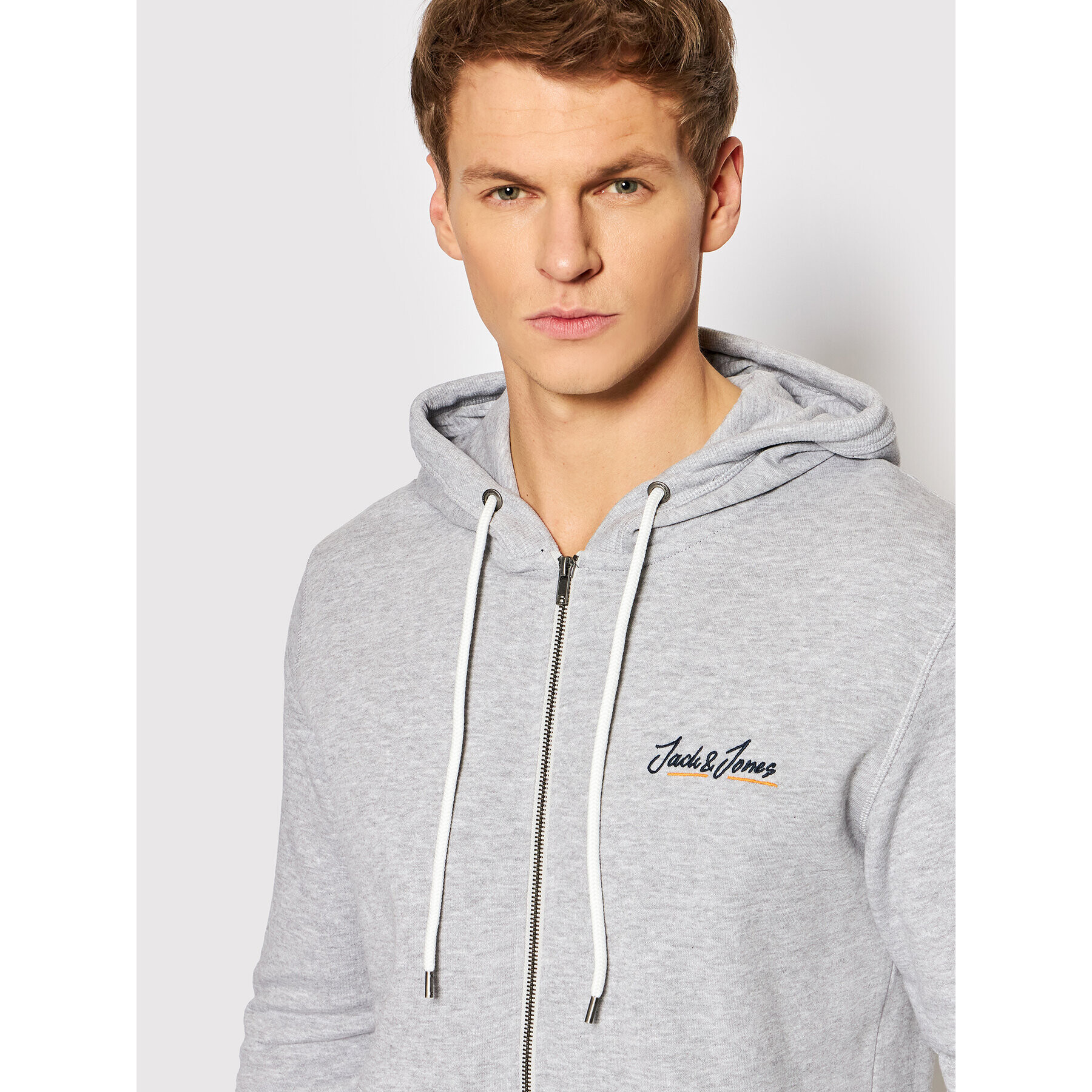 Jack&Jones Суитшърт Tons 12186716 Сив Regular Fit - Pepit.bg