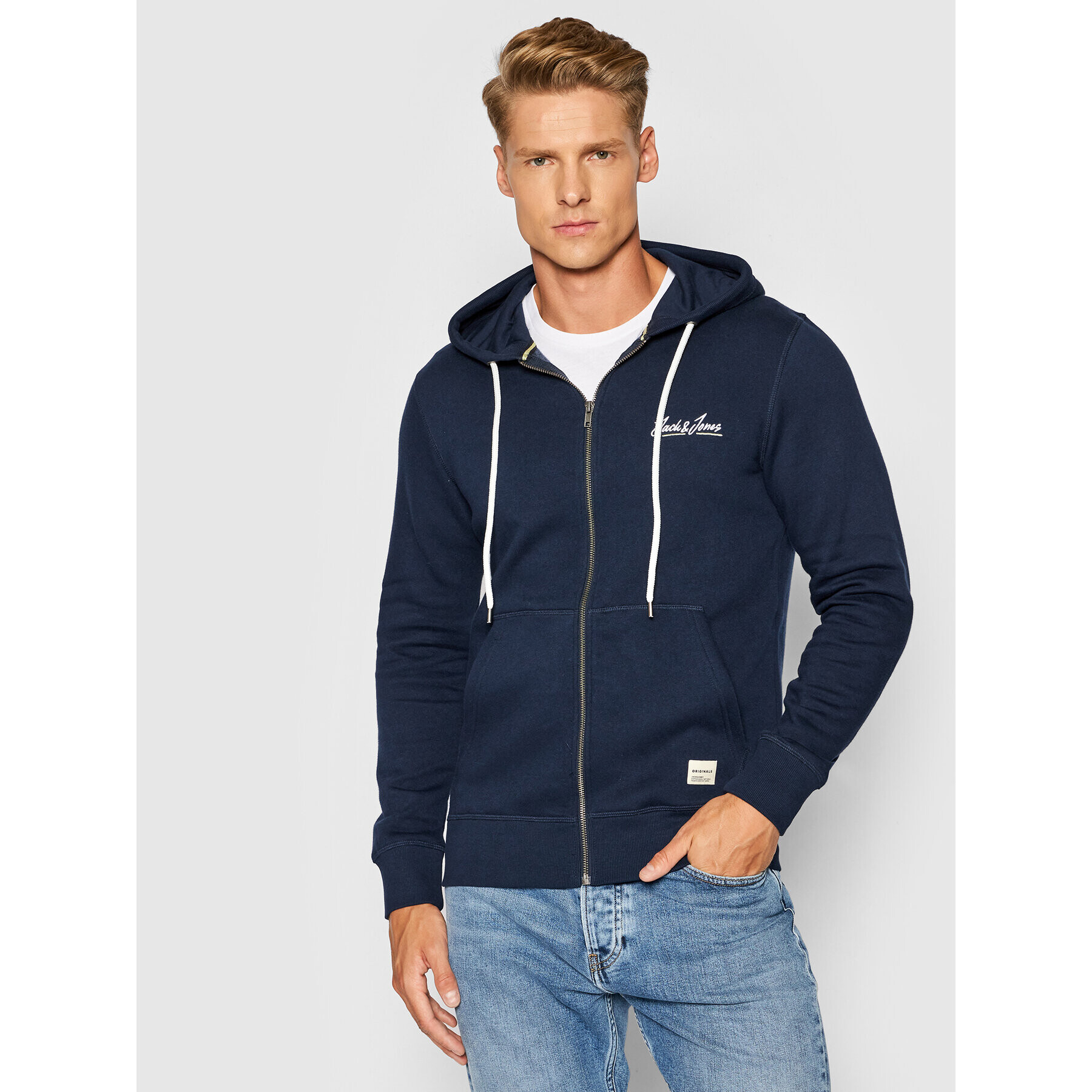 Jack&Jones Суитшърт Tons 12193672 Тъмносин Standard Fit - Pepit.bg