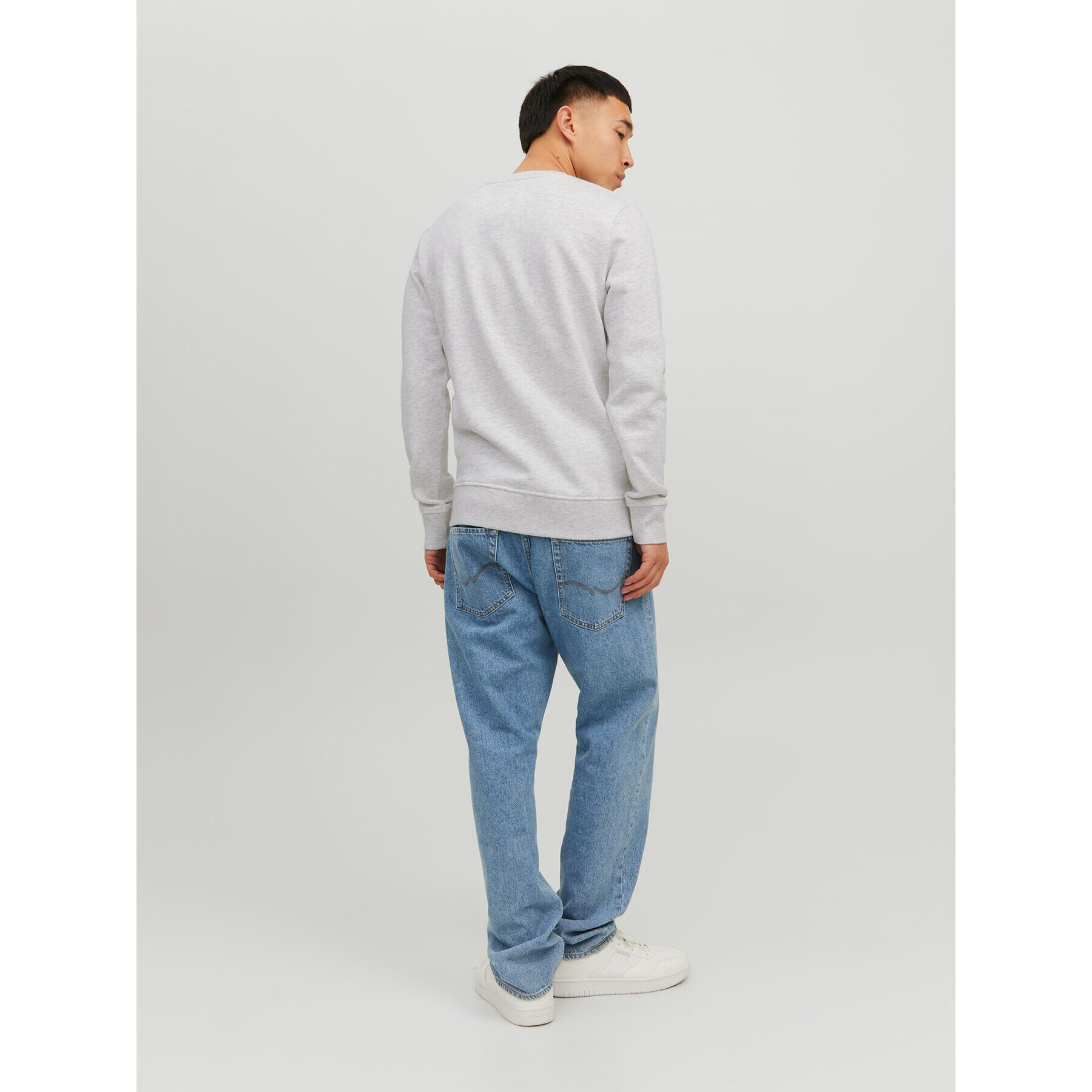Jack&Jones Суитшърт Toon 12219685 Сив Regular Fit - Pepit.bg