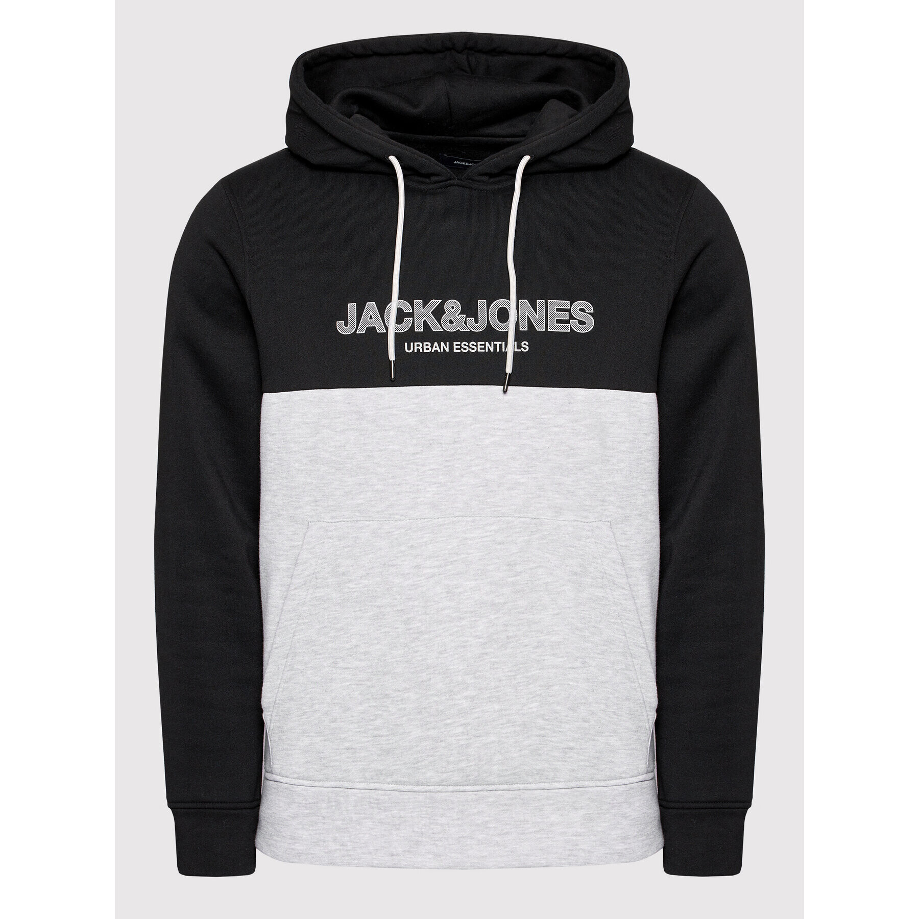 Jack&Jones Суитшърт Urban Blocking 12190441 Черен Regular Fit - Pepit.bg