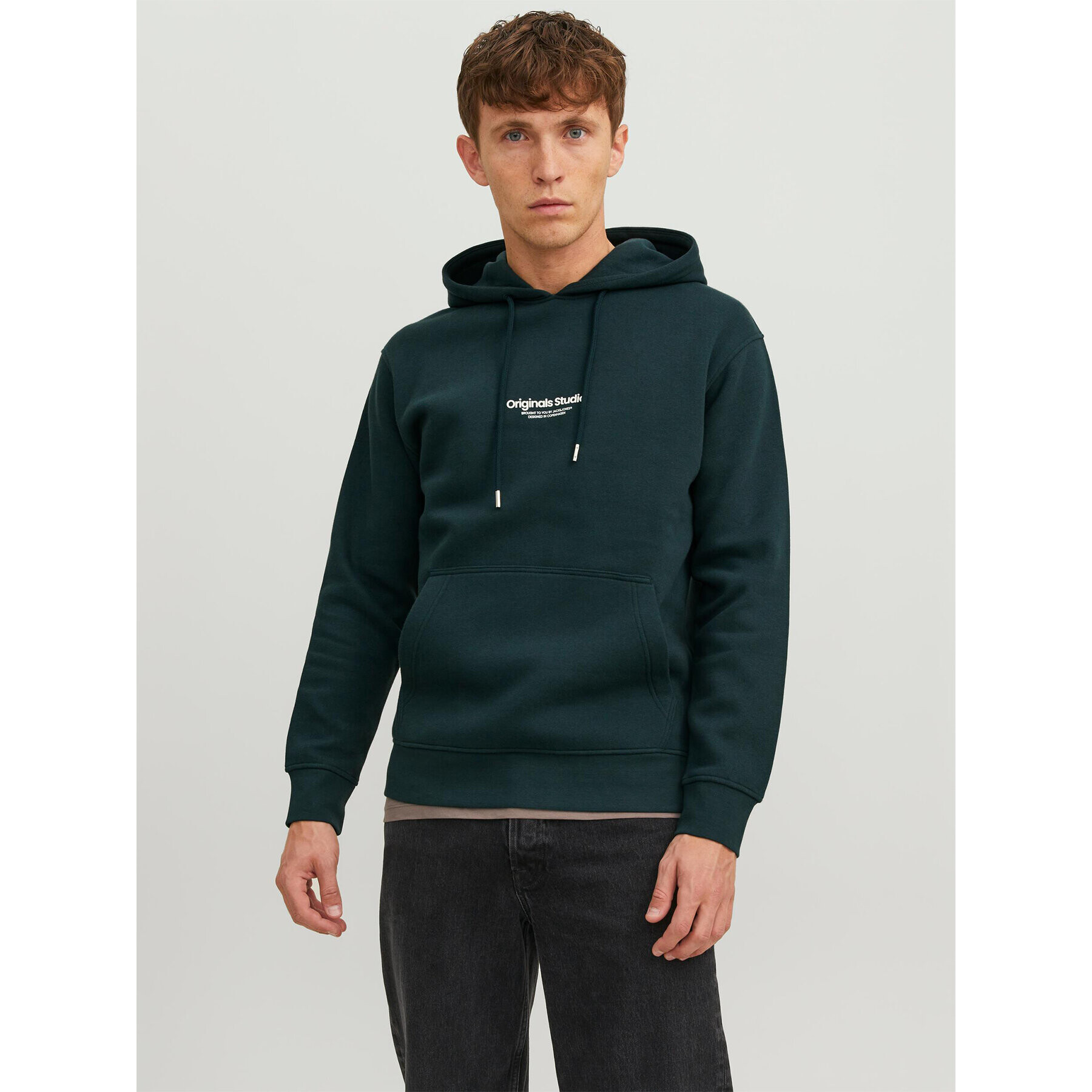 Jack&Jones Суитшърт Vesterbro 12241687 Зелен Relaxed Fit - Pepit.bg