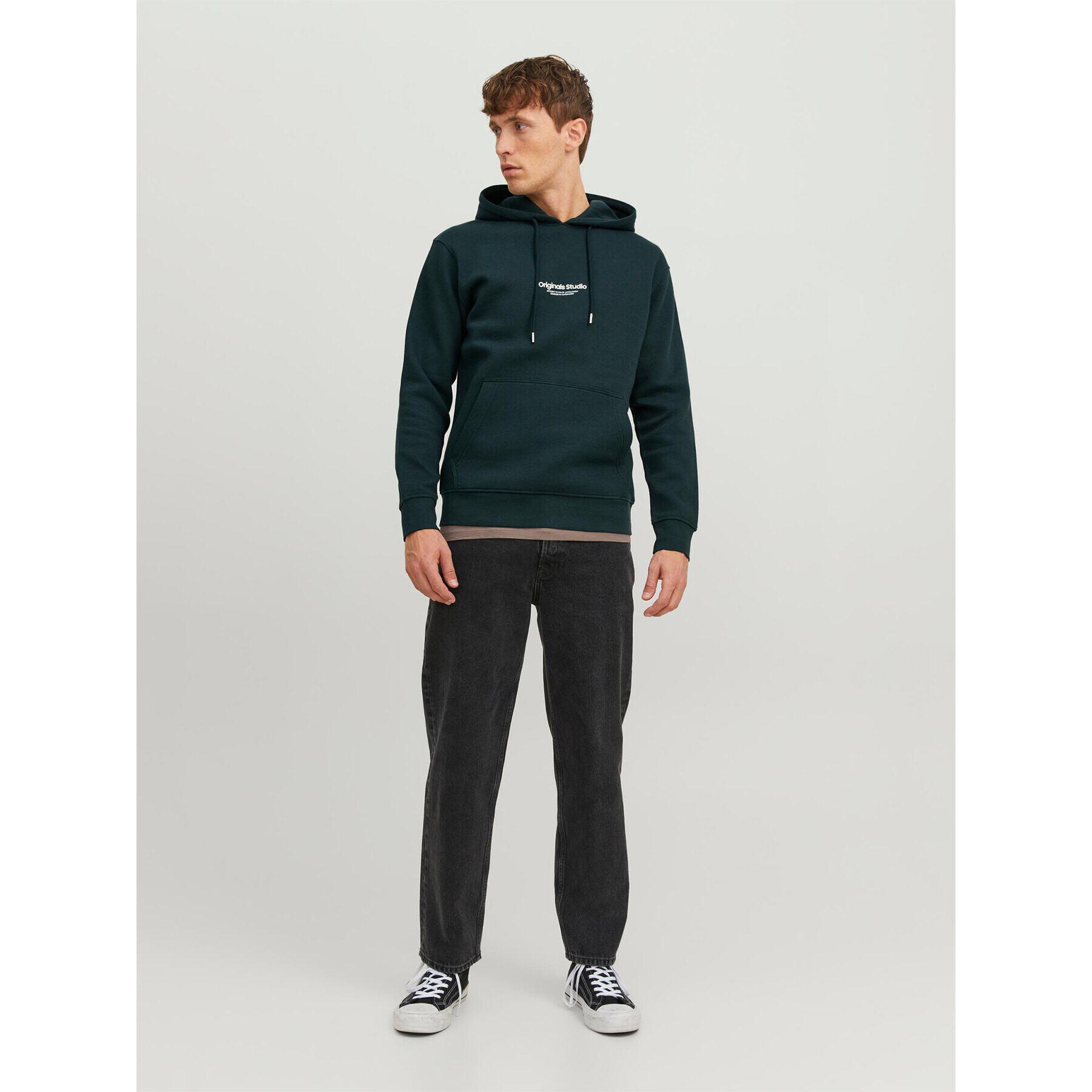 Jack&Jones Суитшърт Vesterbro 12241687 Зелен Relaxed Fit - Pepit.bg