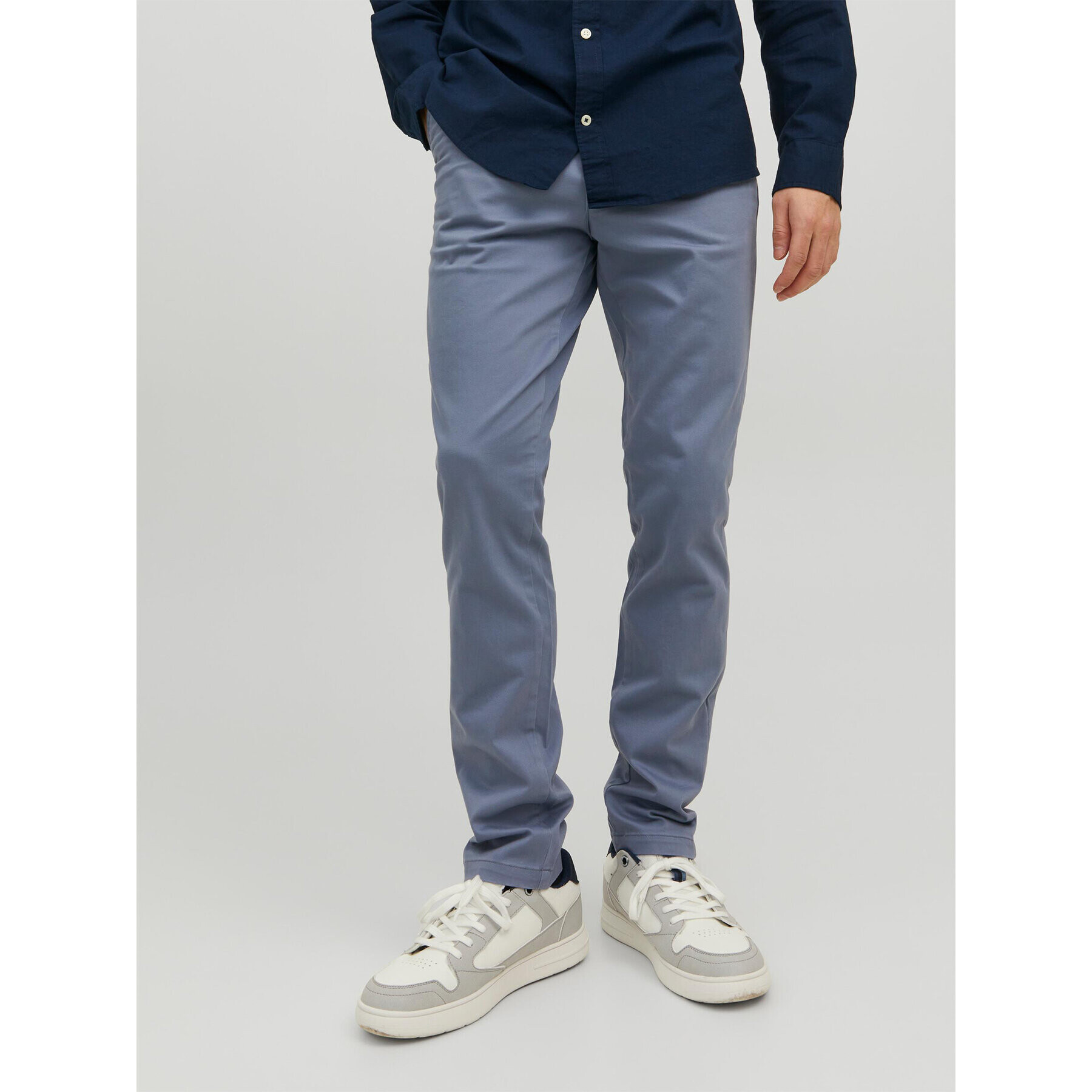 Jack&Jones Текстилни панталони Marco 12150148 Син Slim Fit - Pepit.bg