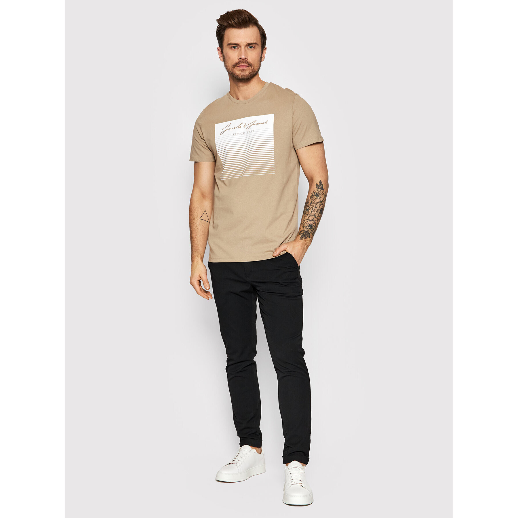 Jack&Jones Текстилни панталони Marco 12159954 Черен Slim Fit - Pepit.bg