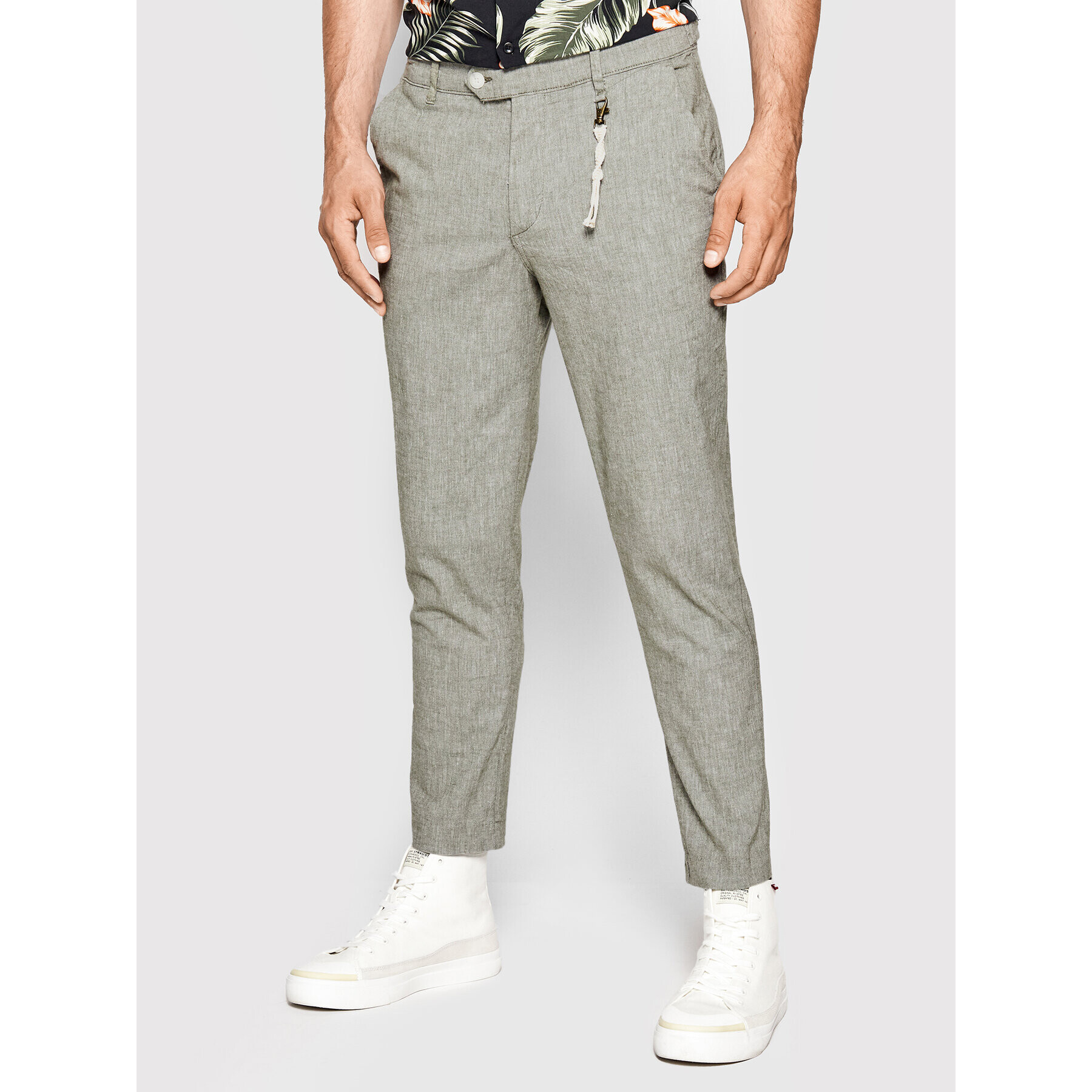 Jack&Jones Текстилни панталони Stace 12210106 Зелен Regular Fit - Pepit.bg