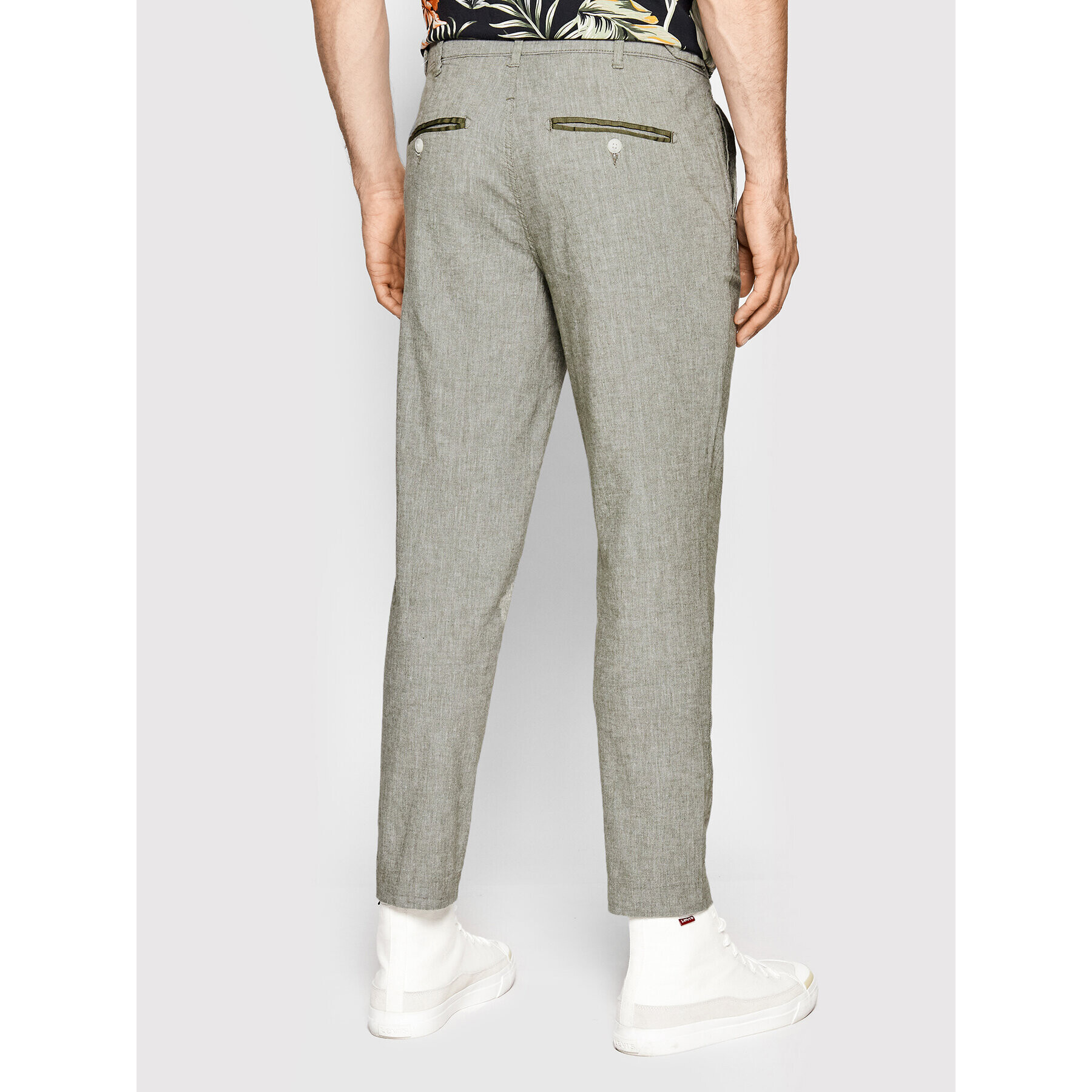 Jack&Jones Текстилни панталони Stace 12210106 Зелен Regular Fit - Pepit.bg