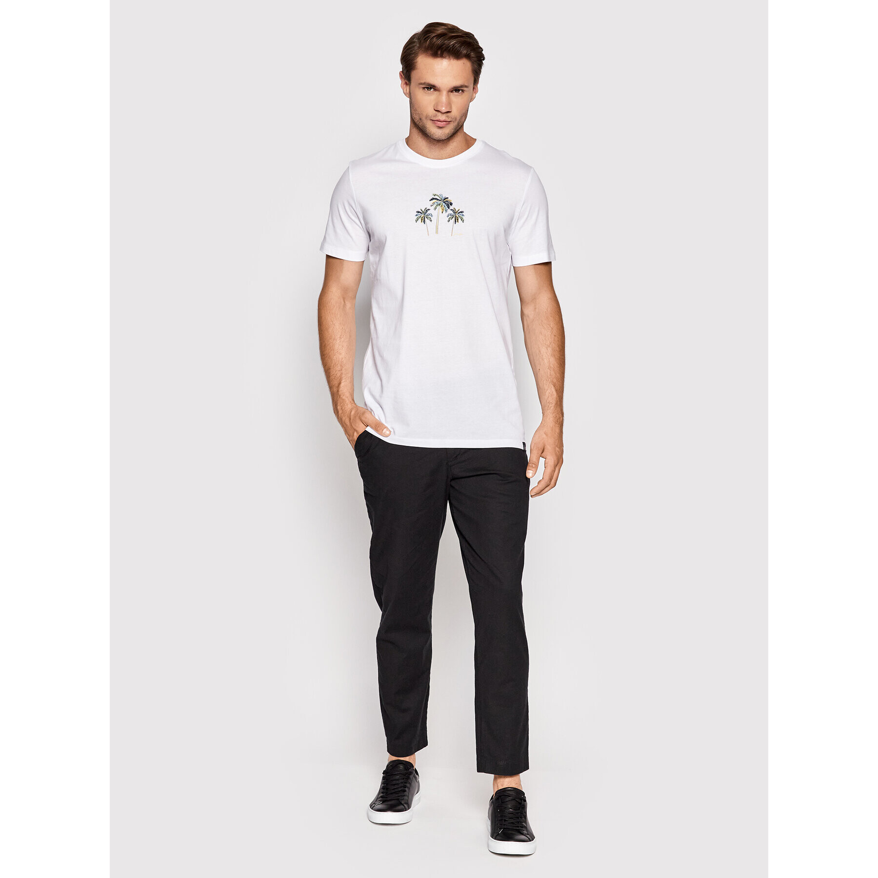 Jack&Jones Текстилни панталони Stace 12210114 Черен Regular Fit - Pepit.bg
